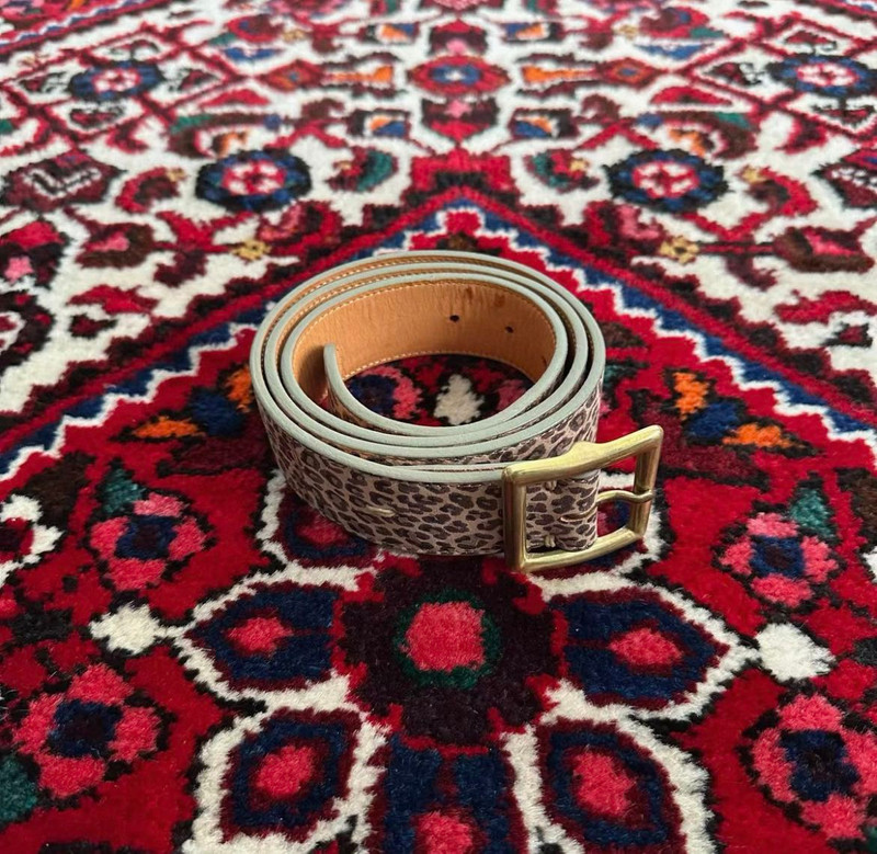 visvim 17ss Leopard Leopard Print Belt - 1