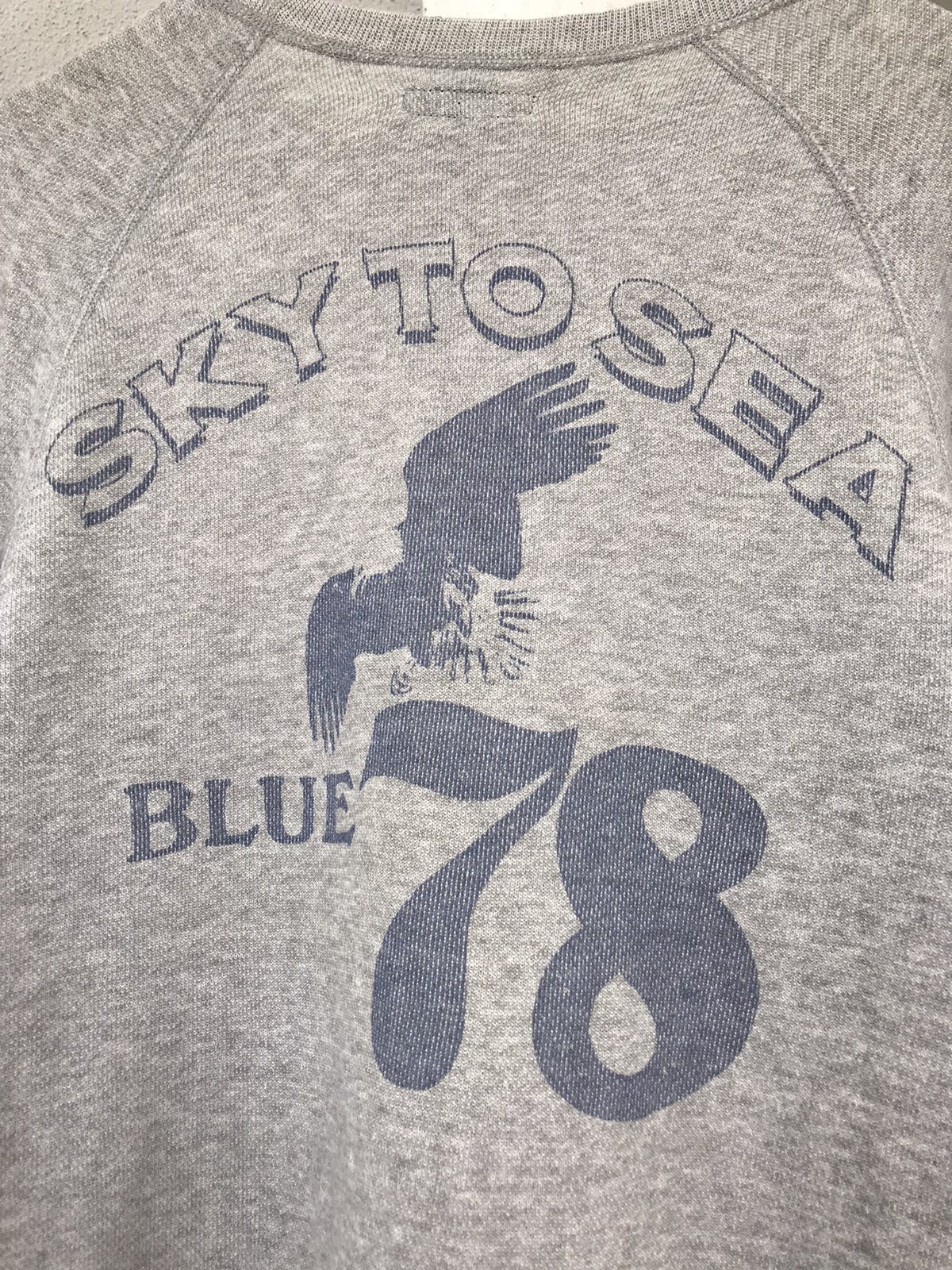 Blue Blue Japan Sleeve Cut Sweatshirt - 9