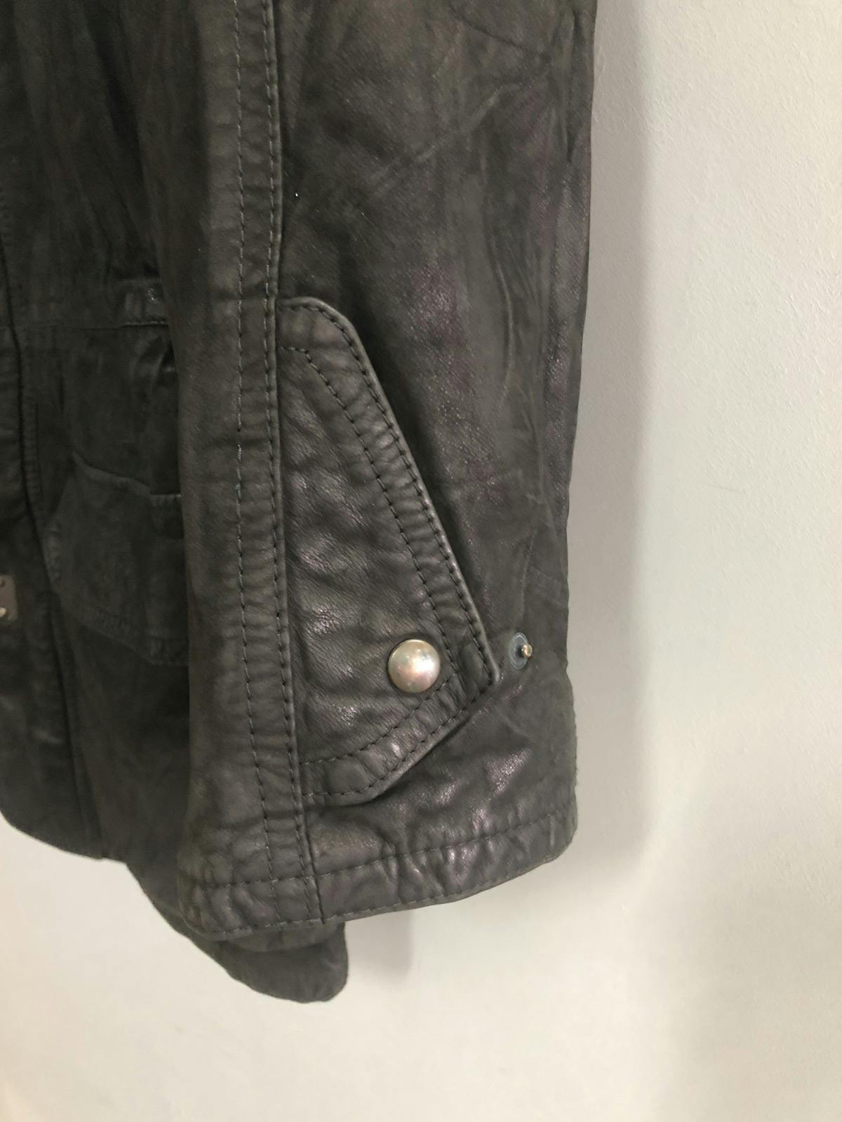 🔥1of1 ERMENEGILDO ZEGNA Pelle Leather Jacket Hoodie Italy - 2
