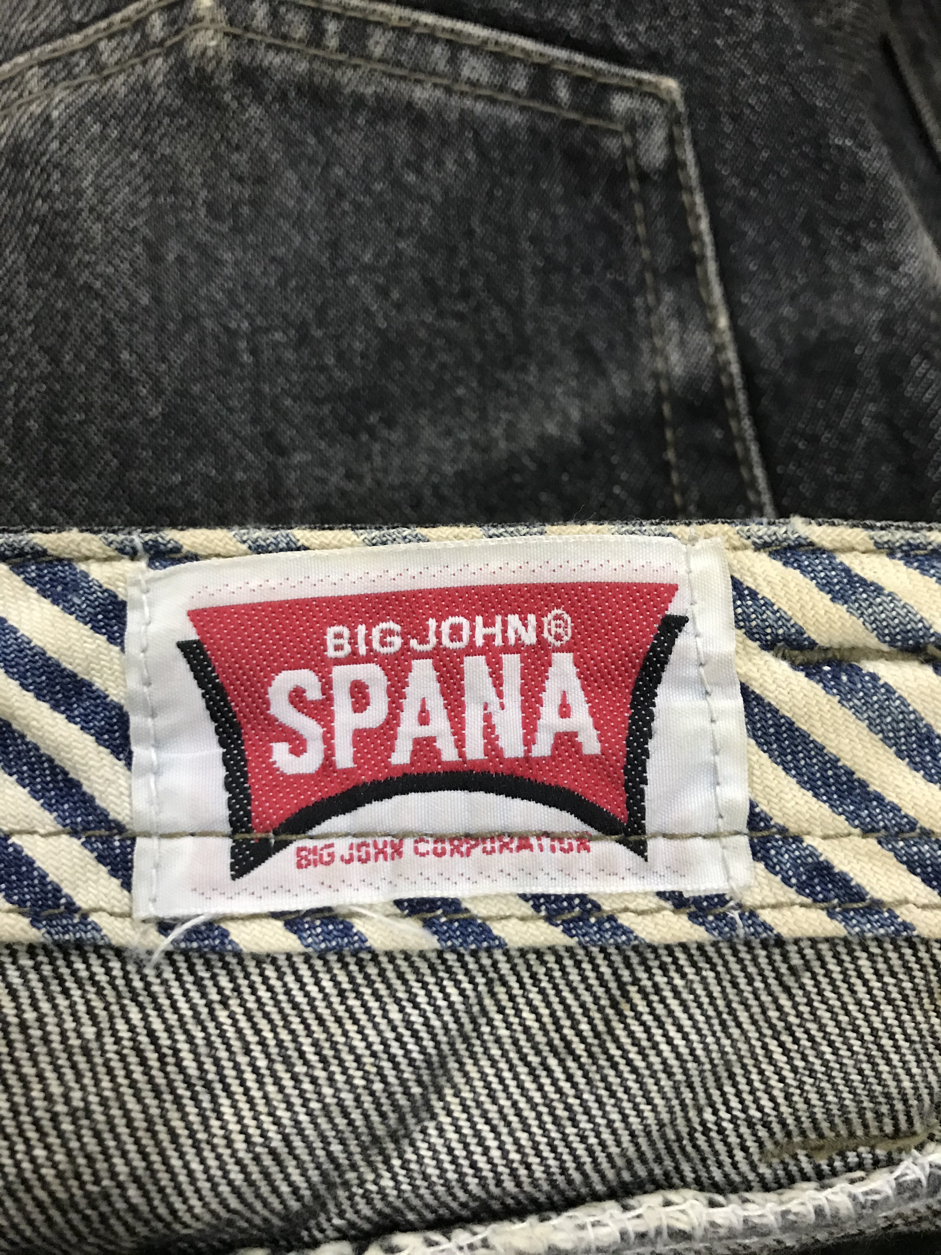 Vintage - Big John Spana Black Denim Jeans #2473 - 14