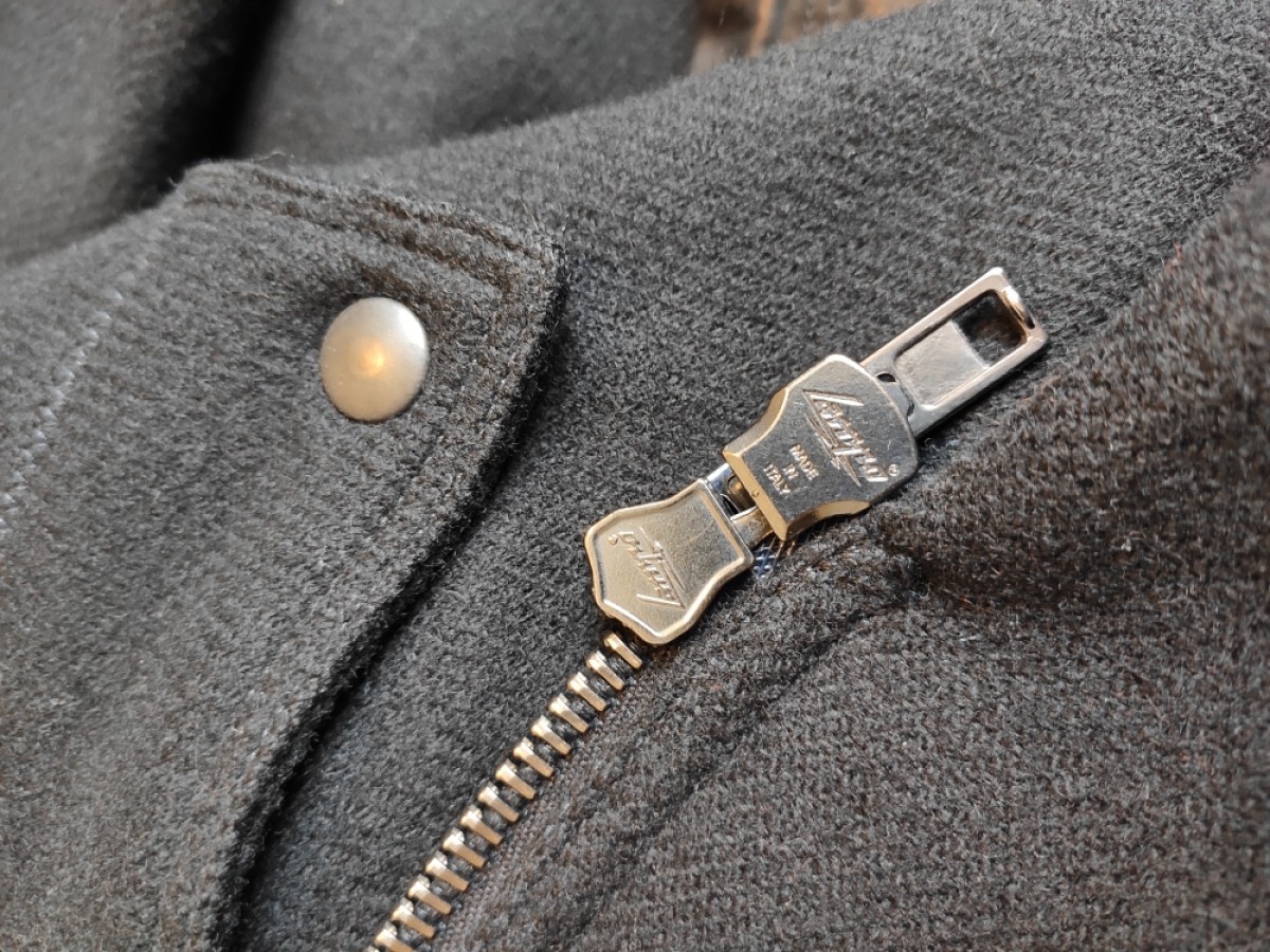 Isabel Benenato - GRAIL! Wool & leather hooded coat. Like Julius, Rick Owens - 10