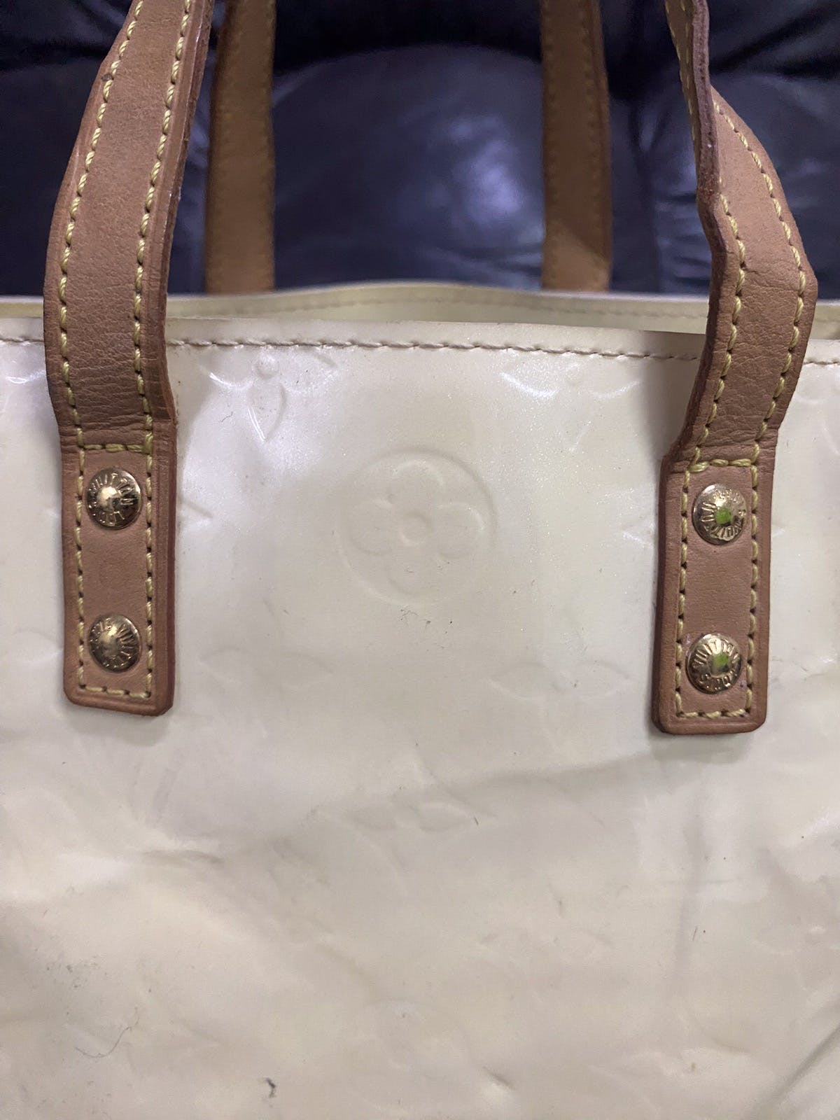 Authentic Louis Vuitton Vernis Mini Tote Bag - 6