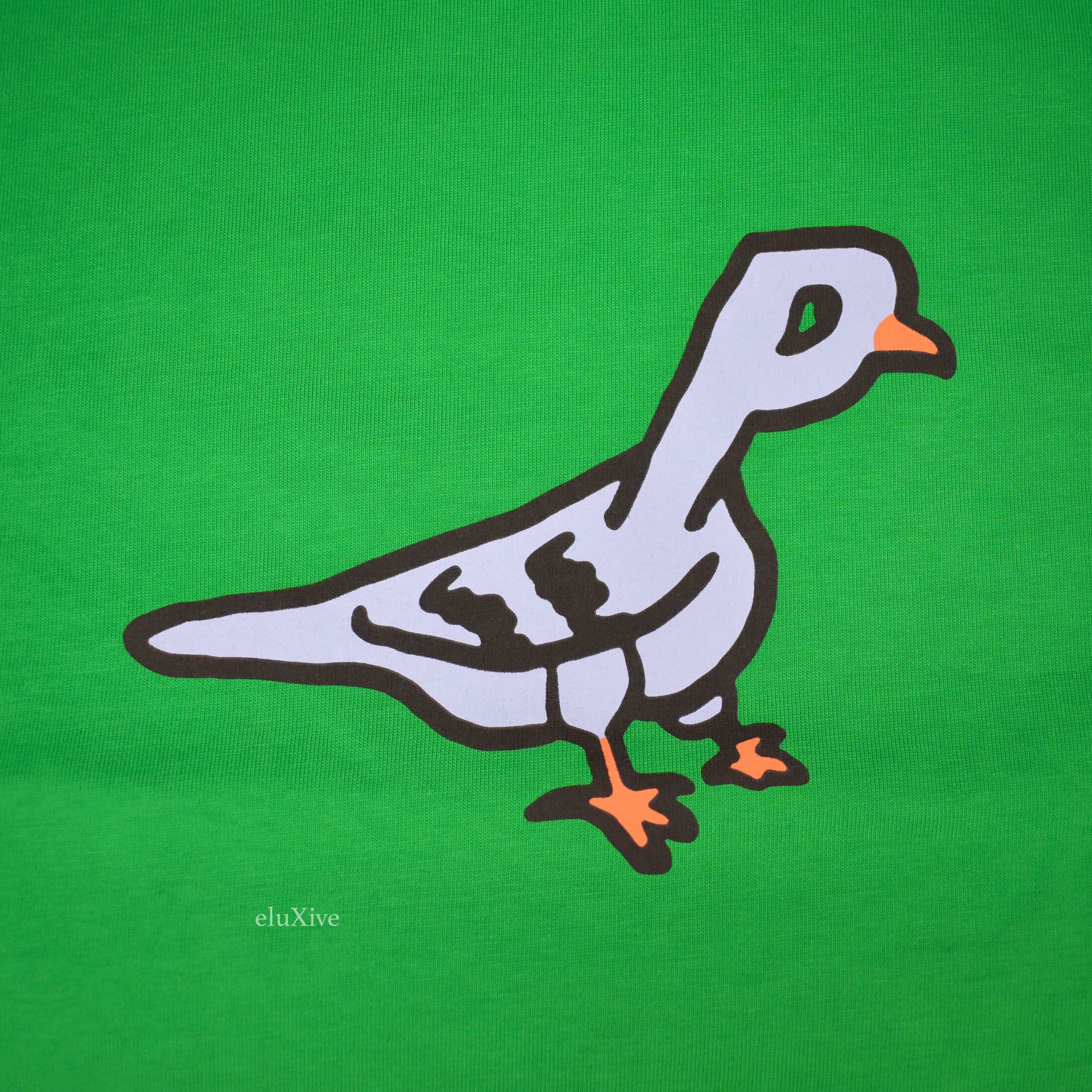 Palace Pigeon Hole P-Logo Green T-Shirt DS - 3