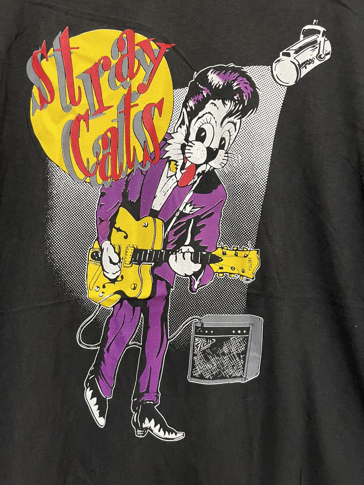 Vintage - Vintage 90’s Stray Cats 1992 Band Rockabilly T-Shirt N2 - 3