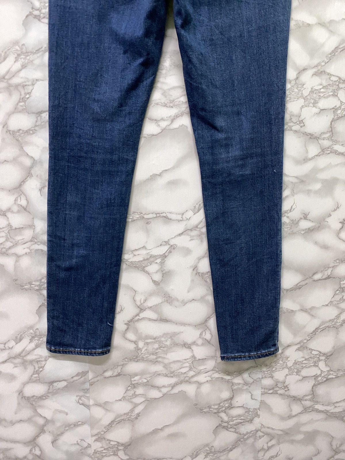 Vintage - LEVIS 711 Skinny Elastic Jeans Distressed Denim - L14 - 13