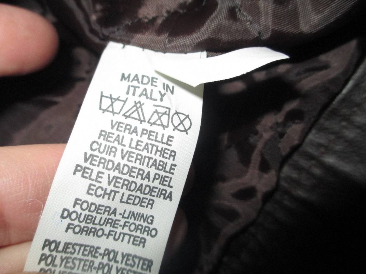 Italian - S-M Made In Italy Brown Biker Leatherjacket - 4