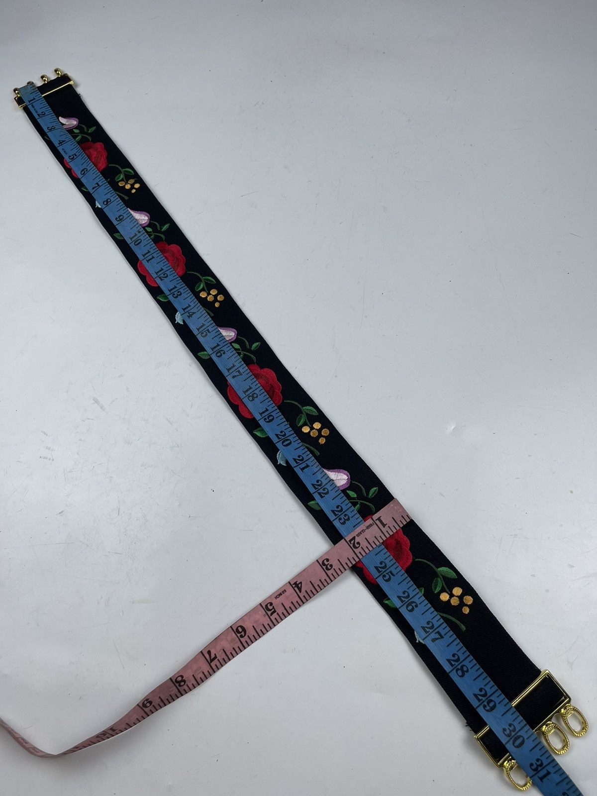 custom made embroidery stretchable belt tc15 - 4