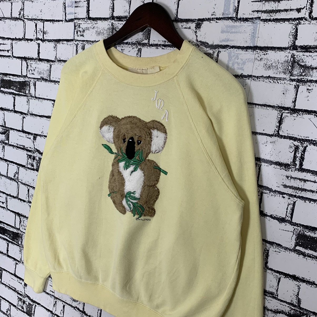 Vintage Whispers Small Dog Embroidered Sweatshirt Crewneck - 5