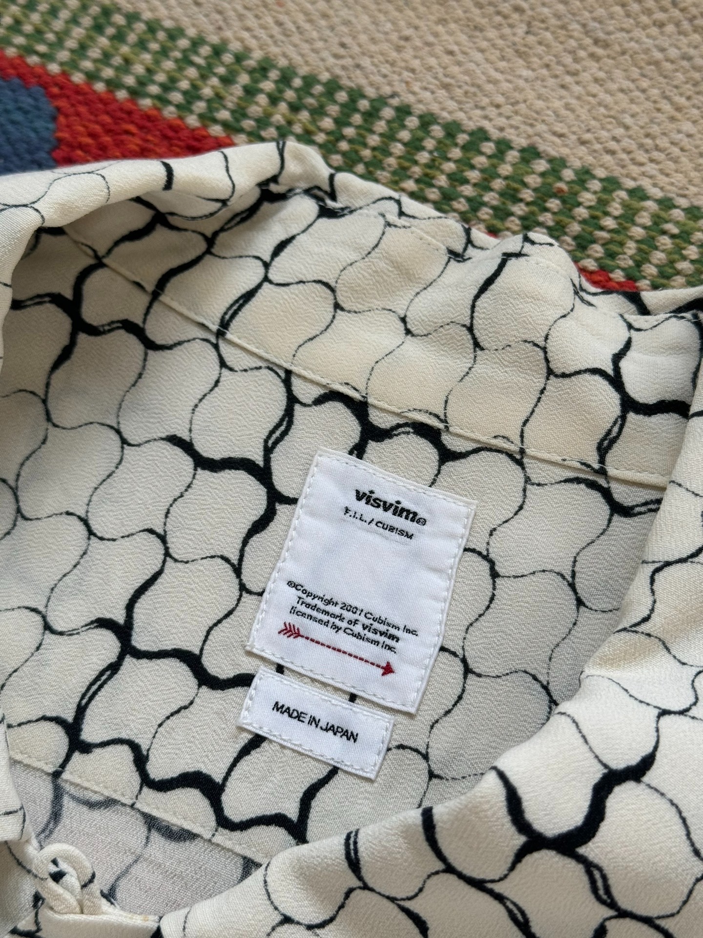 トップス visvim SS20 FREE EDGE SHIRT S/S LATTICE visvim visvim FREE EDGE SHIRT S/S LATTICE 20ss | ubvintage
