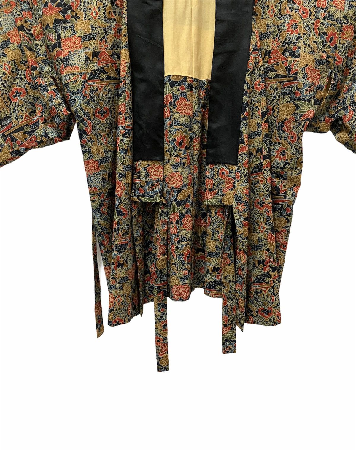 Japanese Brand - 🇯🇵 Kimono Silk Multi Floral Japanese Traditional Wear - 8