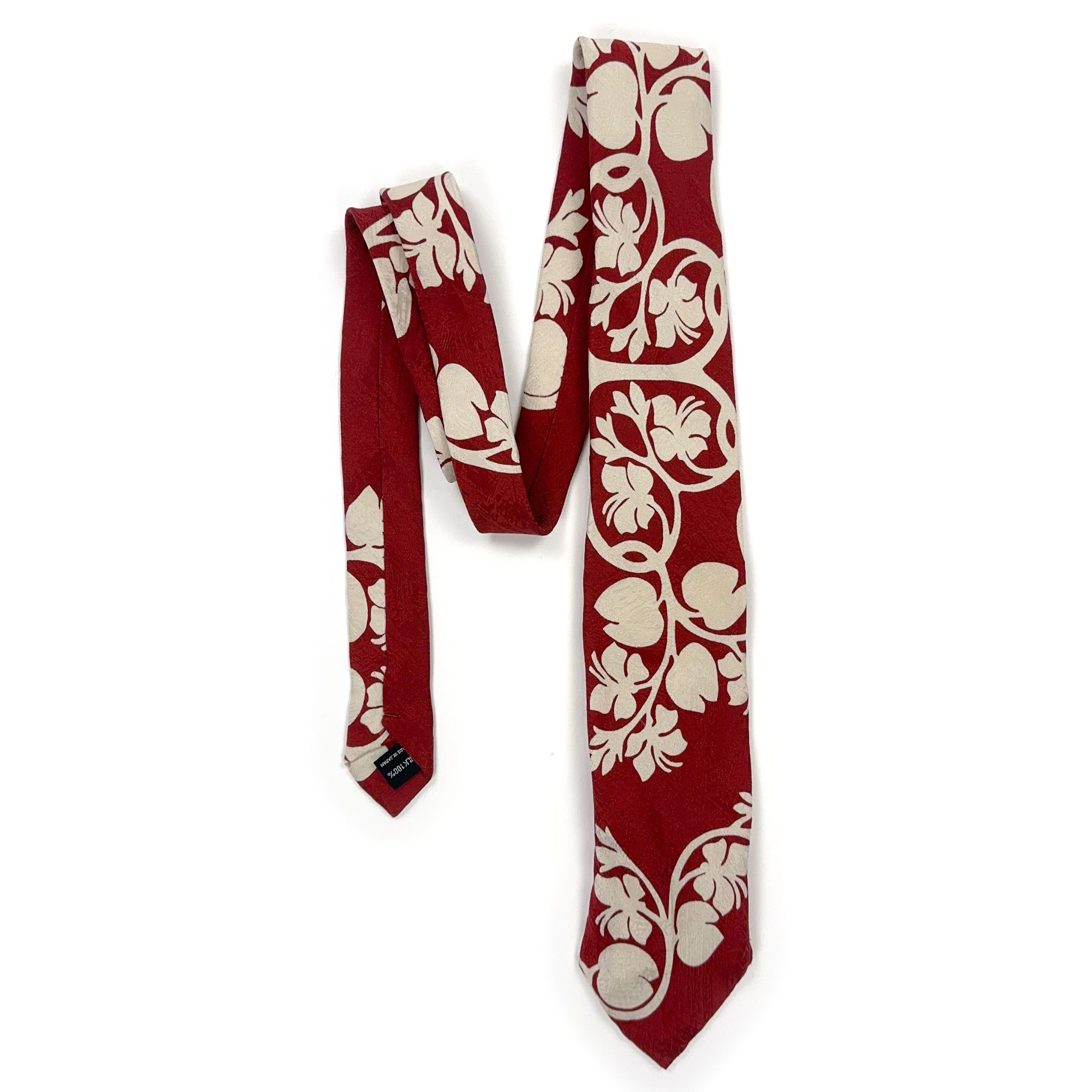 AW02 Silk Floral Tie - 1