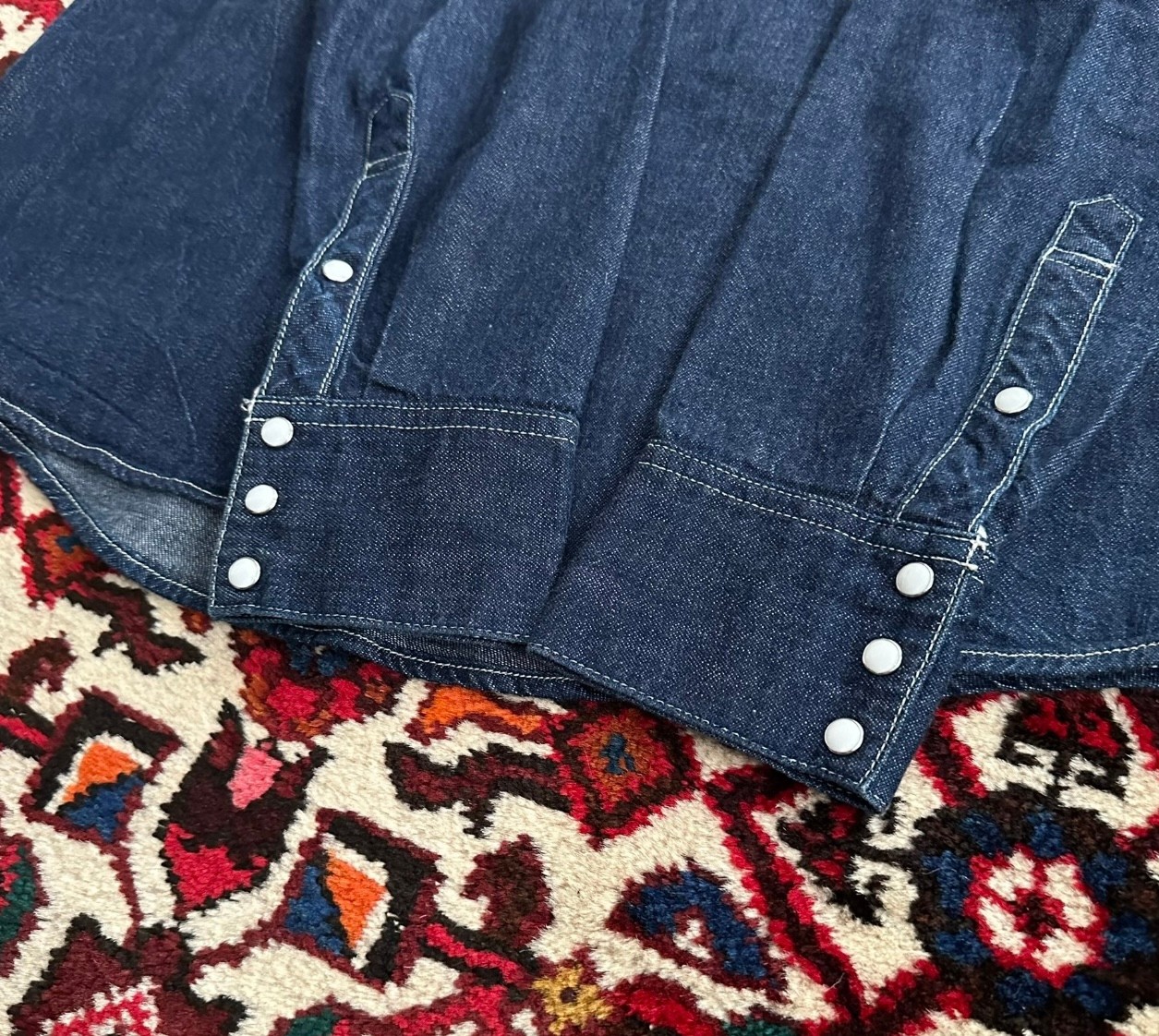 Visvim F.I.L cubism denim shirt - 4