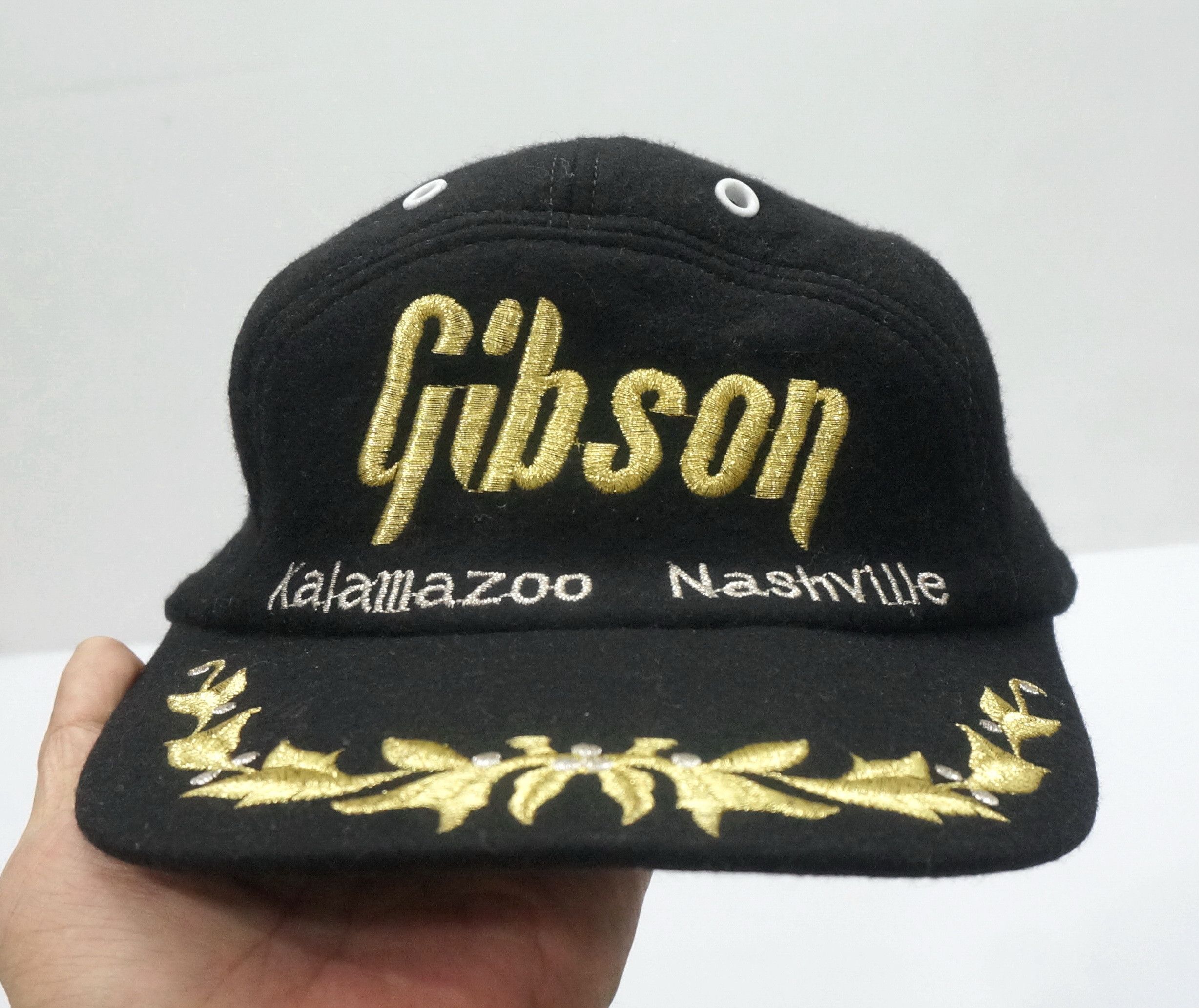 Rare Vintage 80s GIBSON Wool Cap - 4