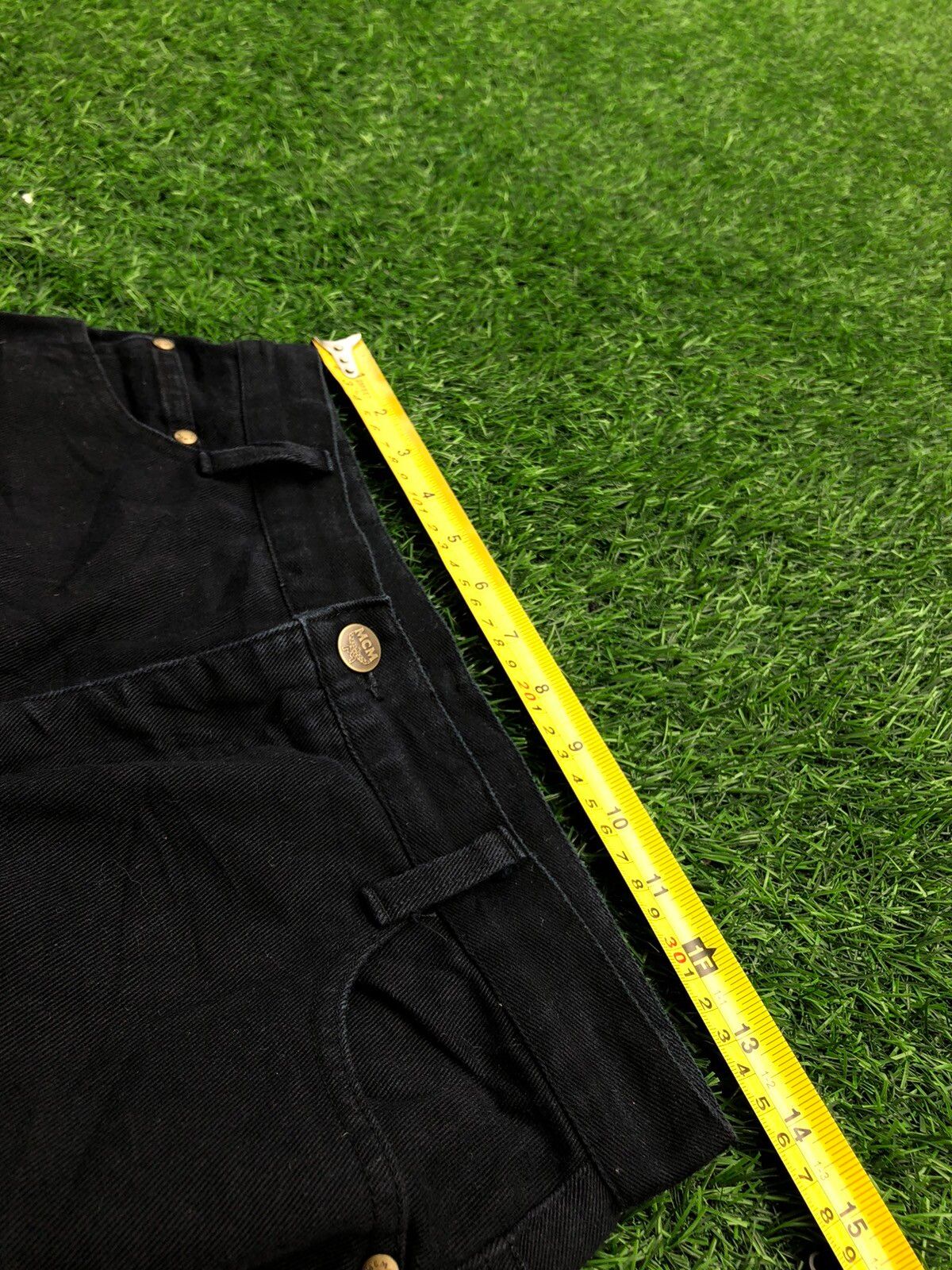 Vintage MCM Blue Black Denim Jeans - 12