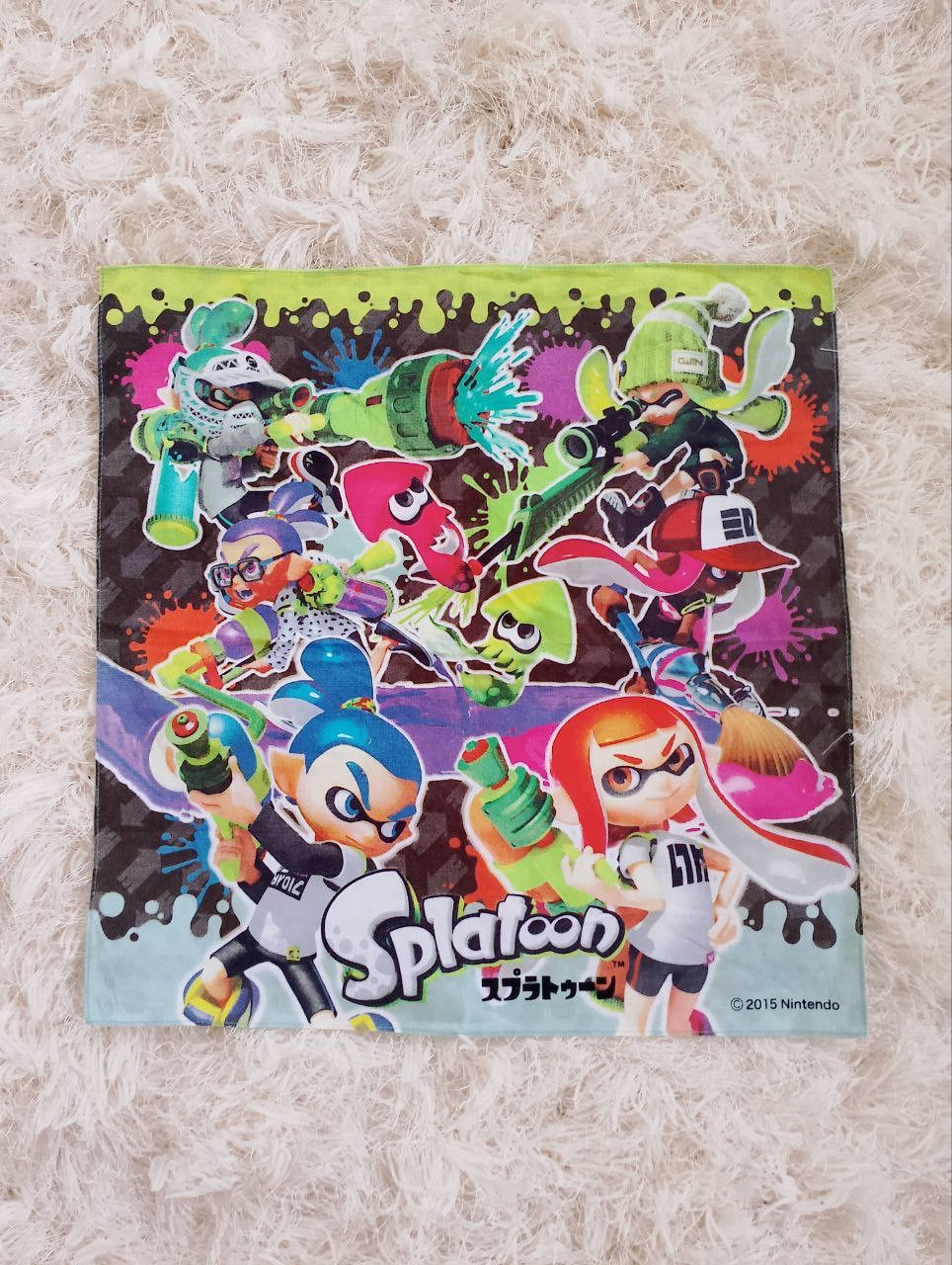 Japanese Brand - 2015 Splatoon by Nintendo Handkerchief Bandana - 2