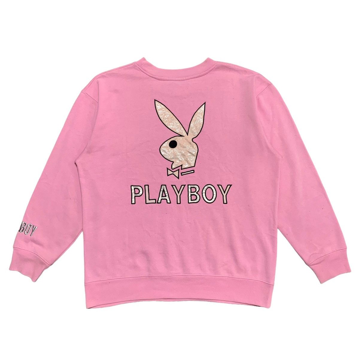 Vintage Playboy Big Logo Pink Sweatshirt - 1