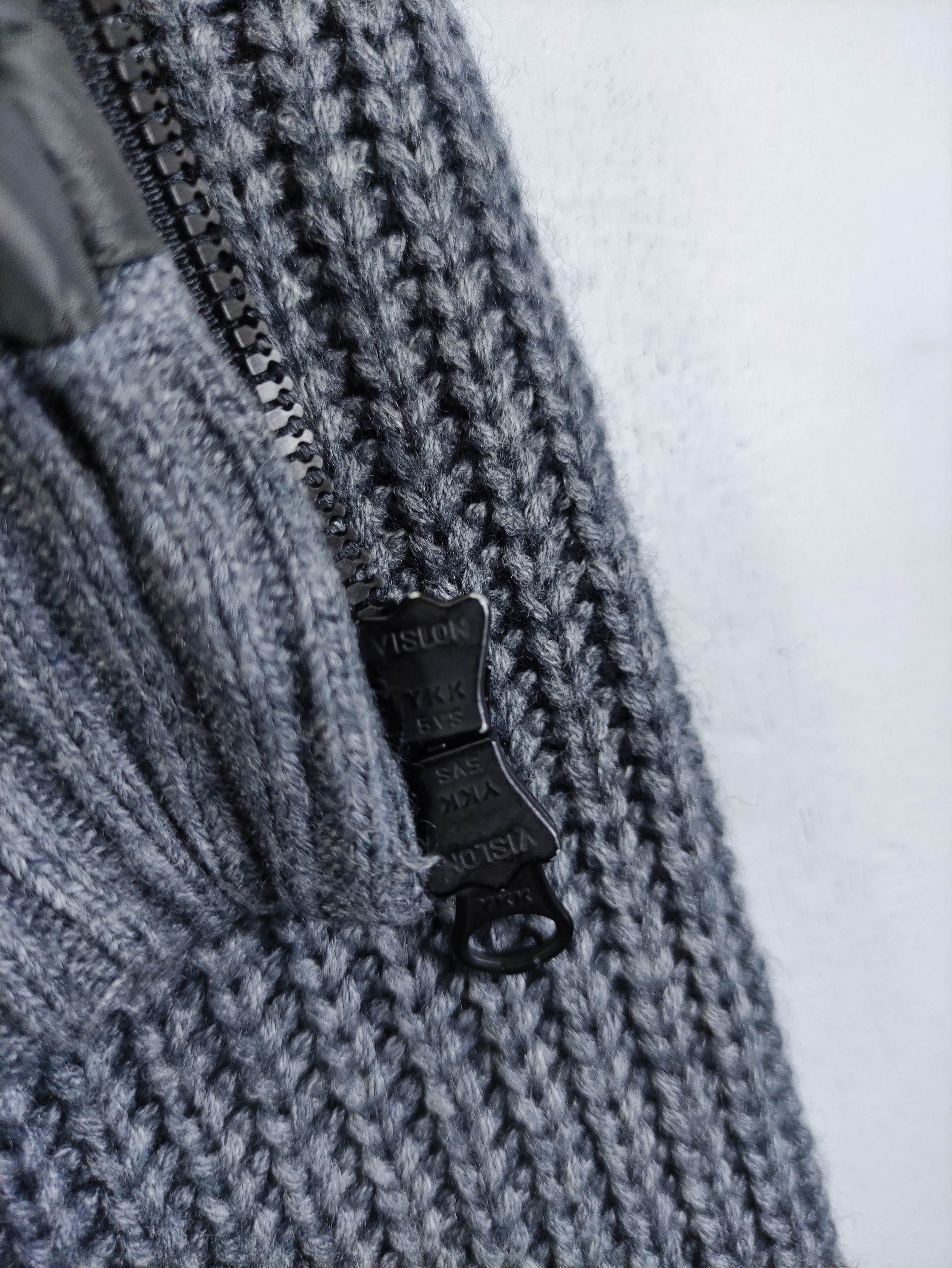 Vintage Ping Sweater Jacket knit Sleeve Zipper - 4