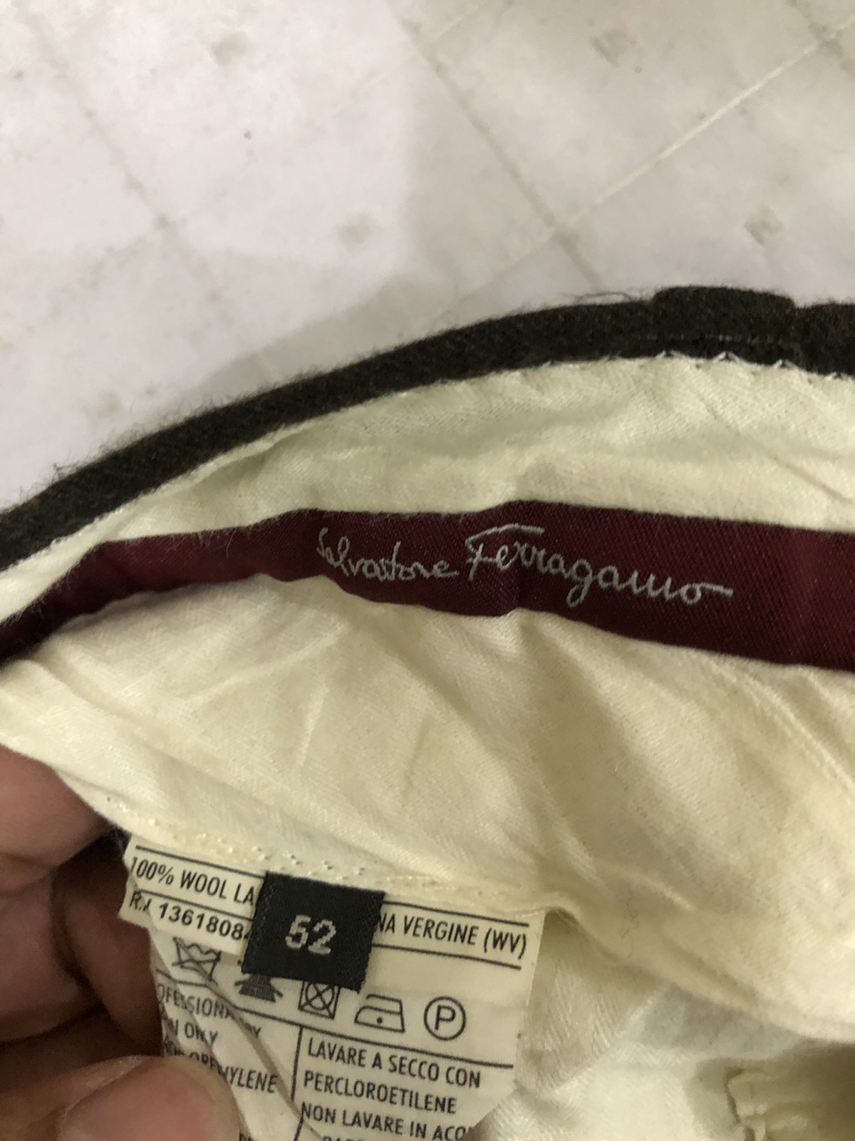 Salvatore Ferragamo Wool Pant - 7