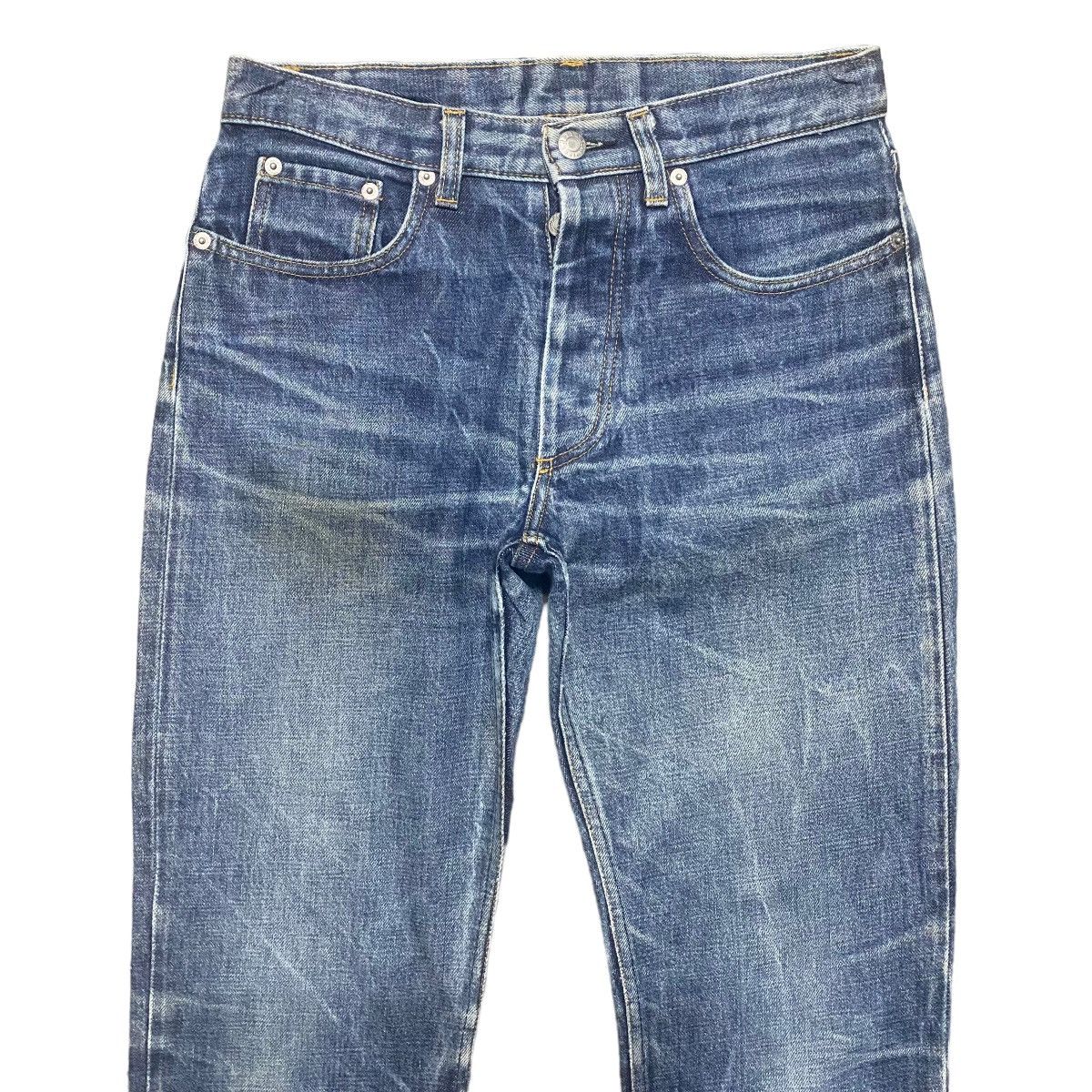 1999 Helmut Lang Classic Raw Italian Cut Jeans - 3