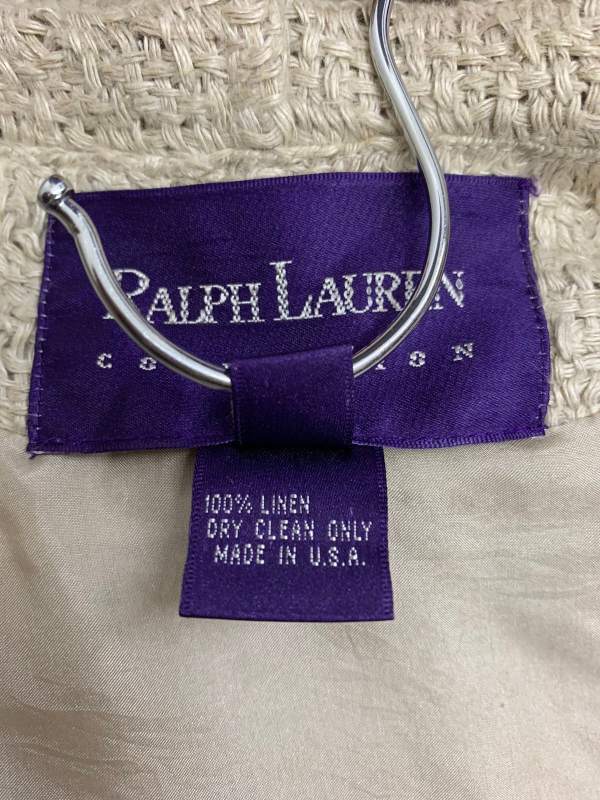 RL Ralph Lauren Purple Laber Crop Top Knit Jacket - 10