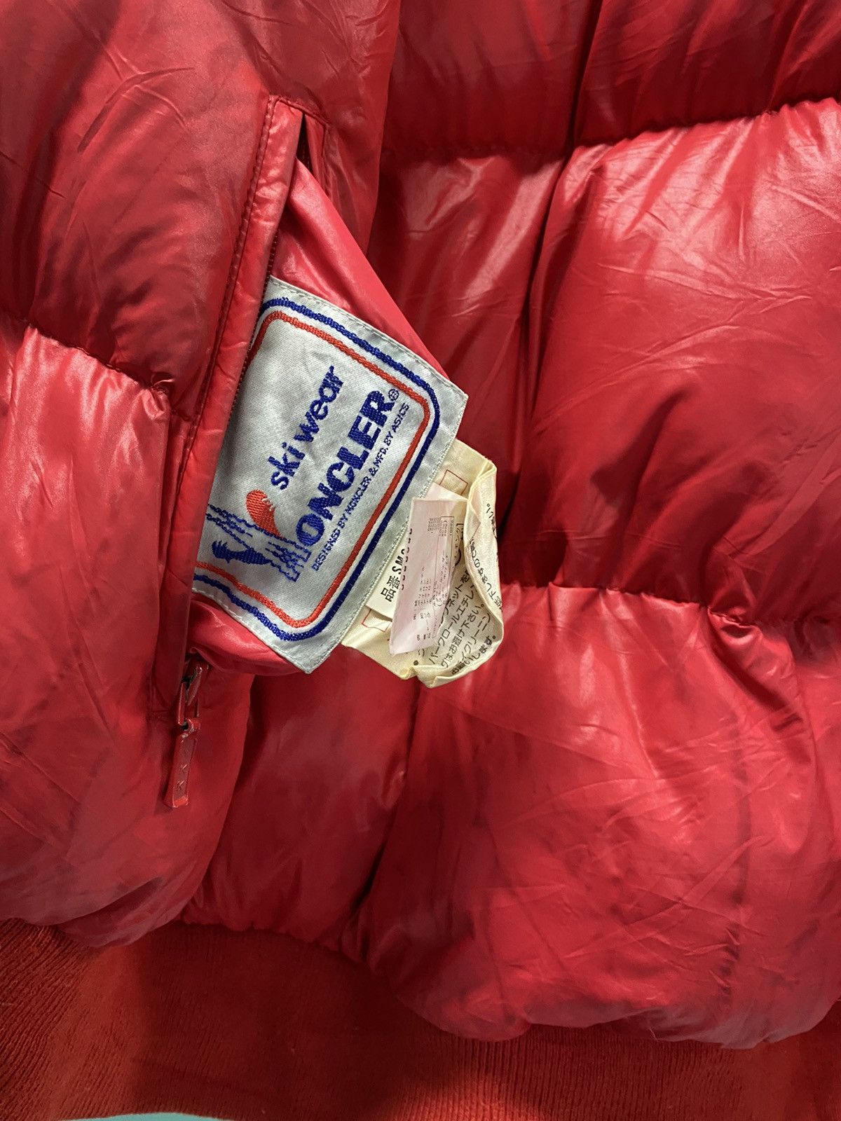Vintage Moncler Ski Wear Red Puffer Reversible Jacket - 22