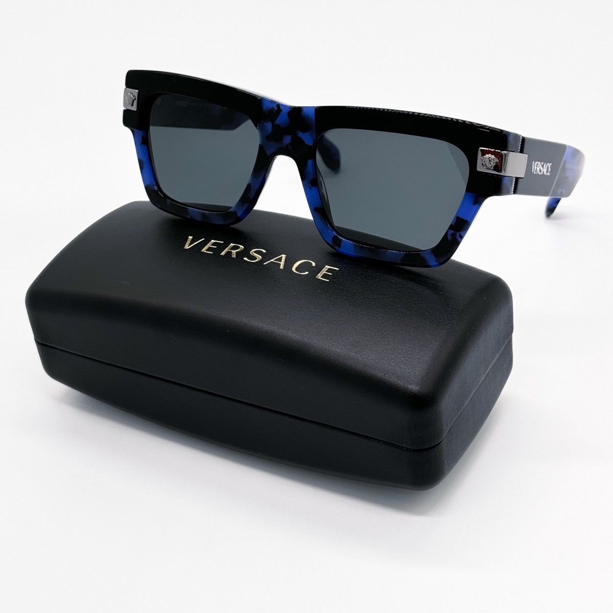 NEW VERSACE VE4464 5458/87 BLACK MOD 4464 UNISEX SUNGLASSES - 2