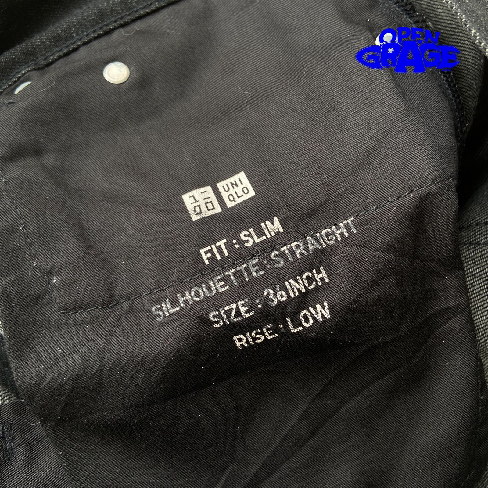 UNIQLO SILHOUETTE SELVEDGE DENIM - 3