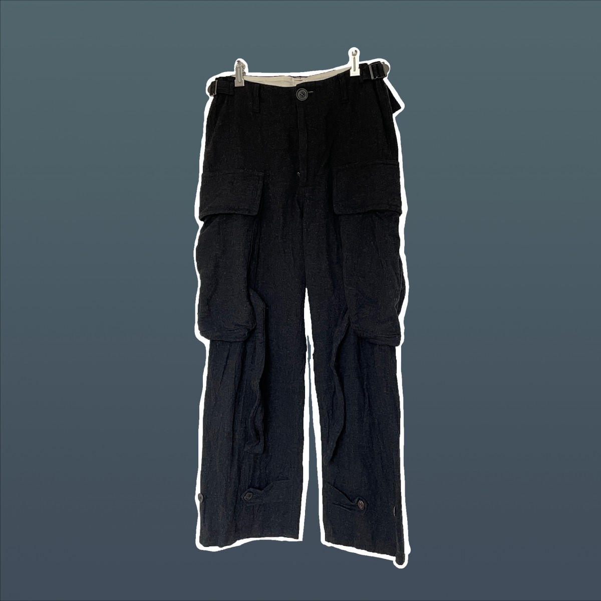 AW07 Wool Metal pants - 2