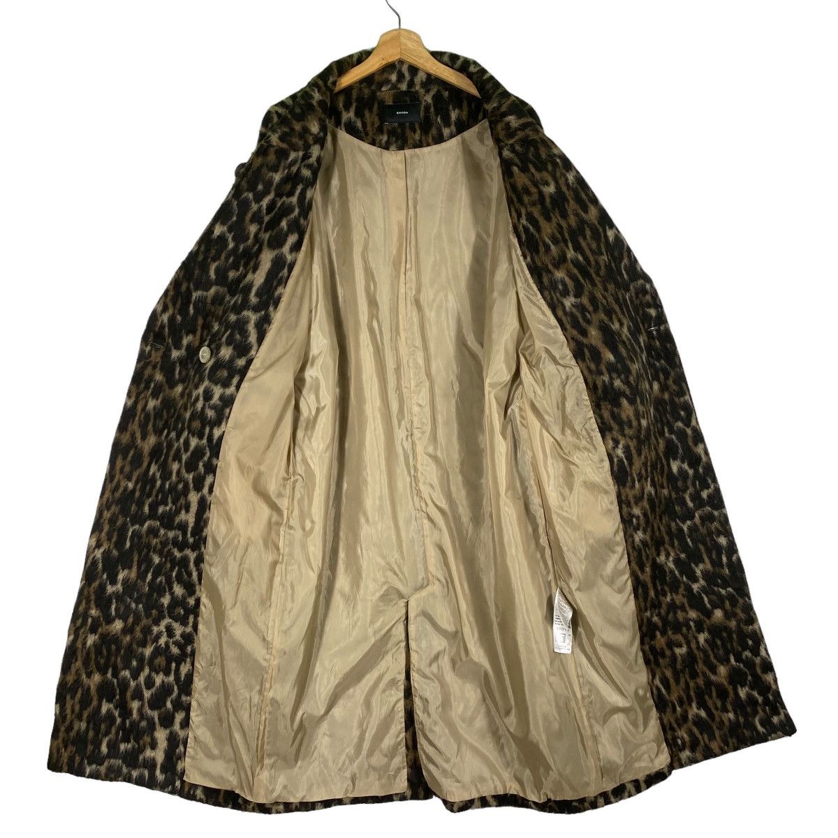 Vintage Emoda Leopard Design Long Coat F Size - 8