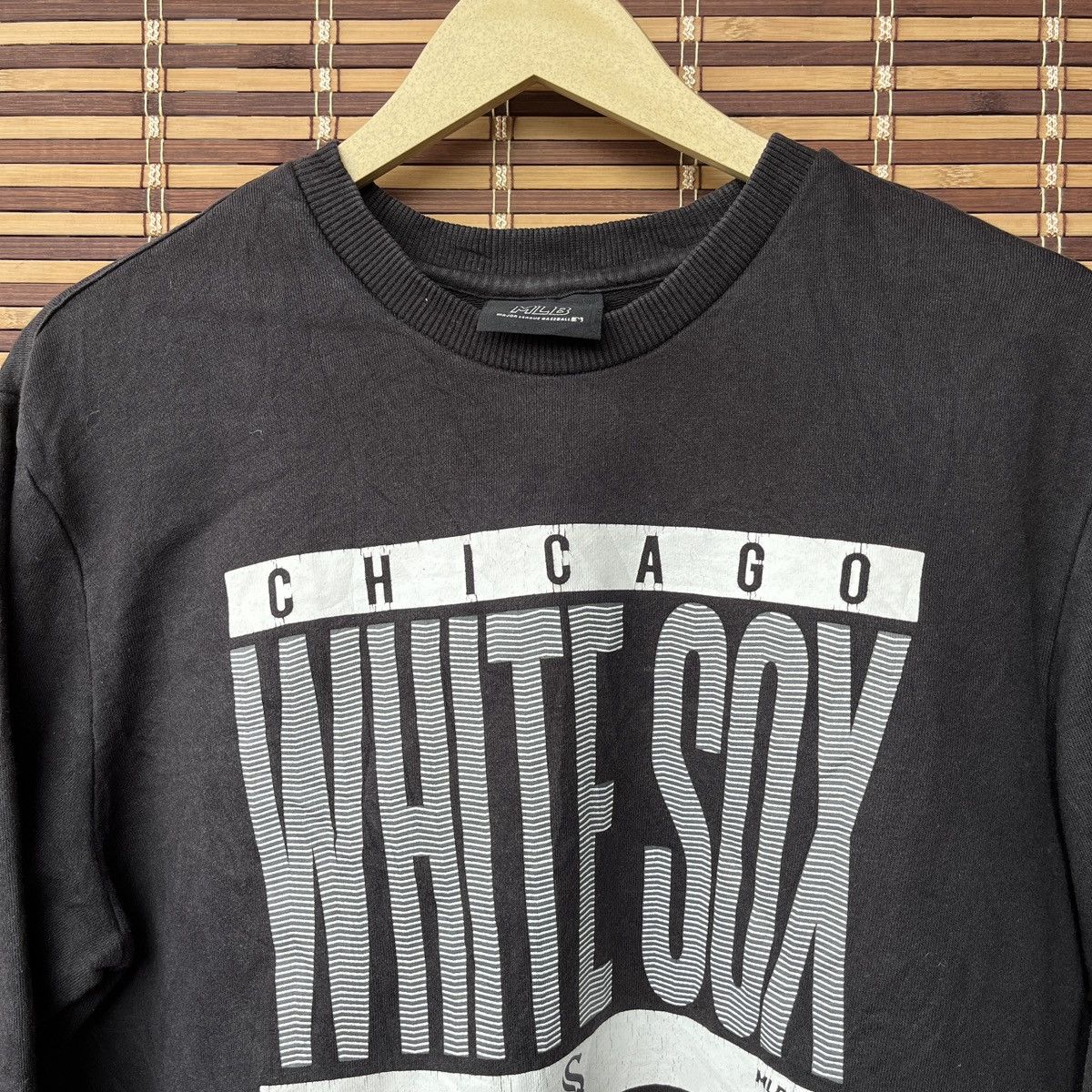 Vintage Pullover Y2K Chicago White Sox MLB Sweatshirts Black - 4