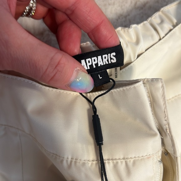 Apparis Jo Slim Fit Ski Pants in Cream - 6