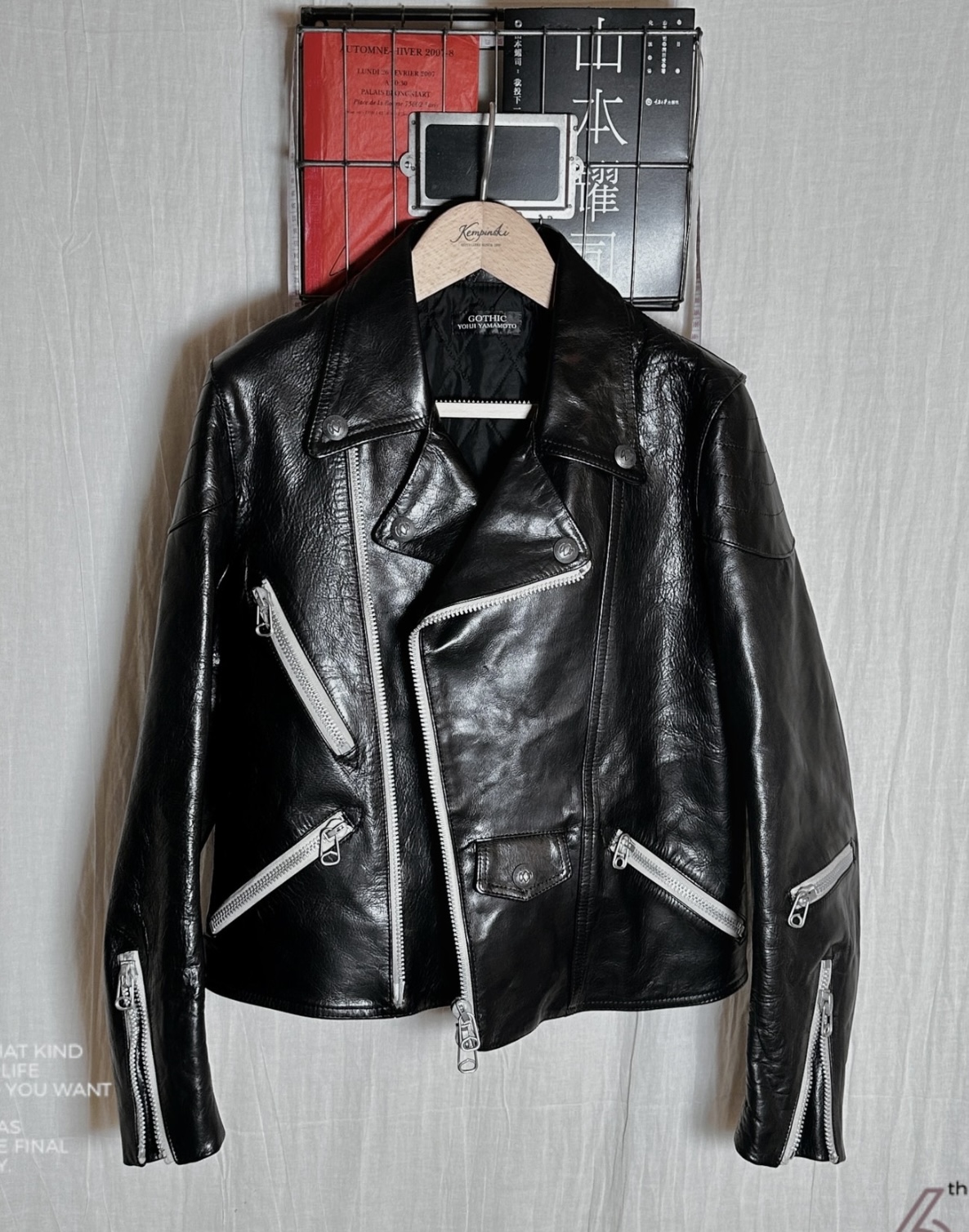 Yohji Yamamoto Pour Homme x Gothic Yamamotoothic Gothic Rider Leather Jacket