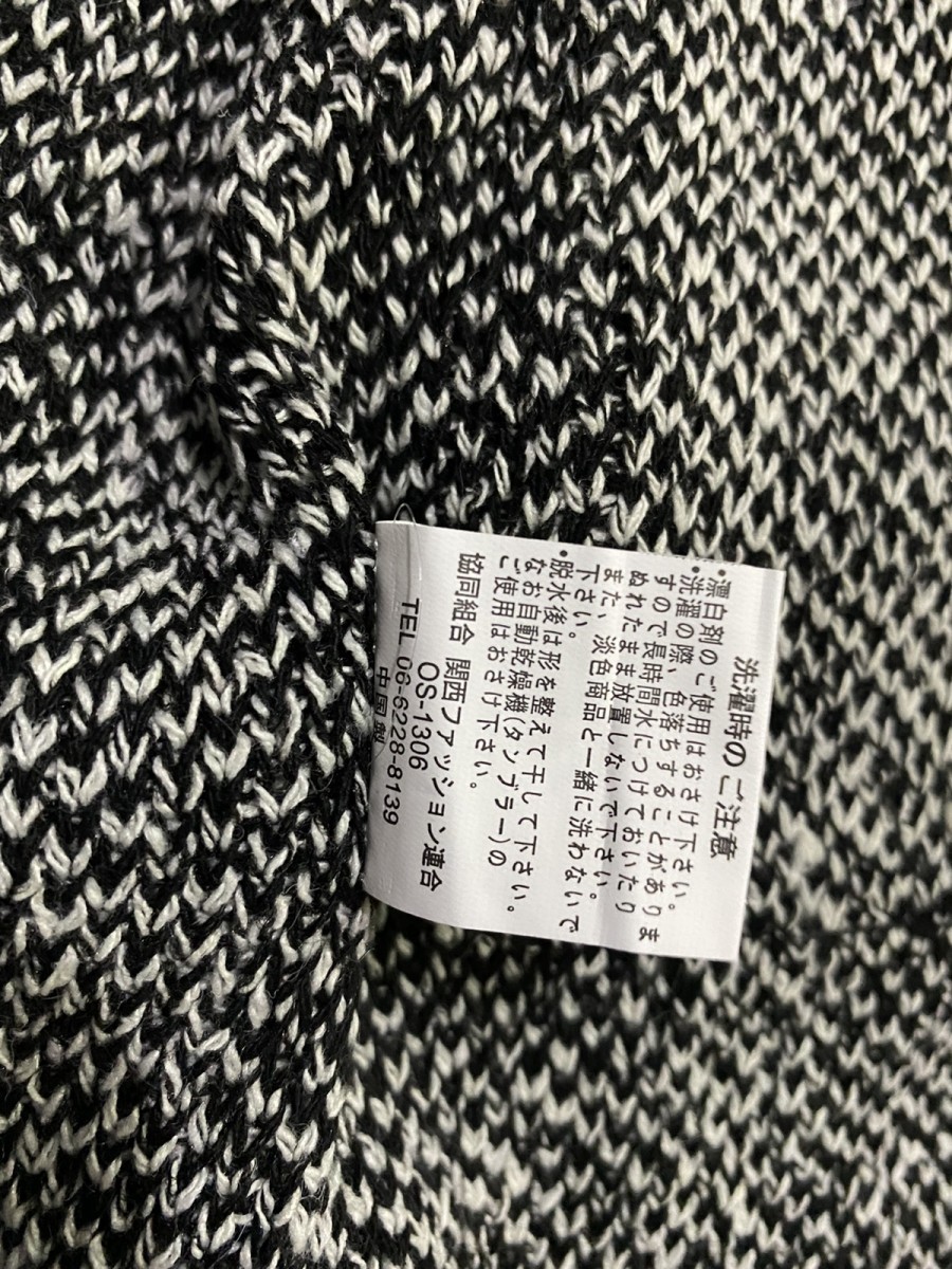 Cardigan - Plaid Checked Open Front Knitted - 11