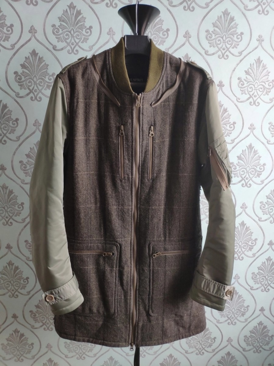 Share Spirit Homme - Wool, nylon and fleece parka.Like Undercover or Visvim - 4