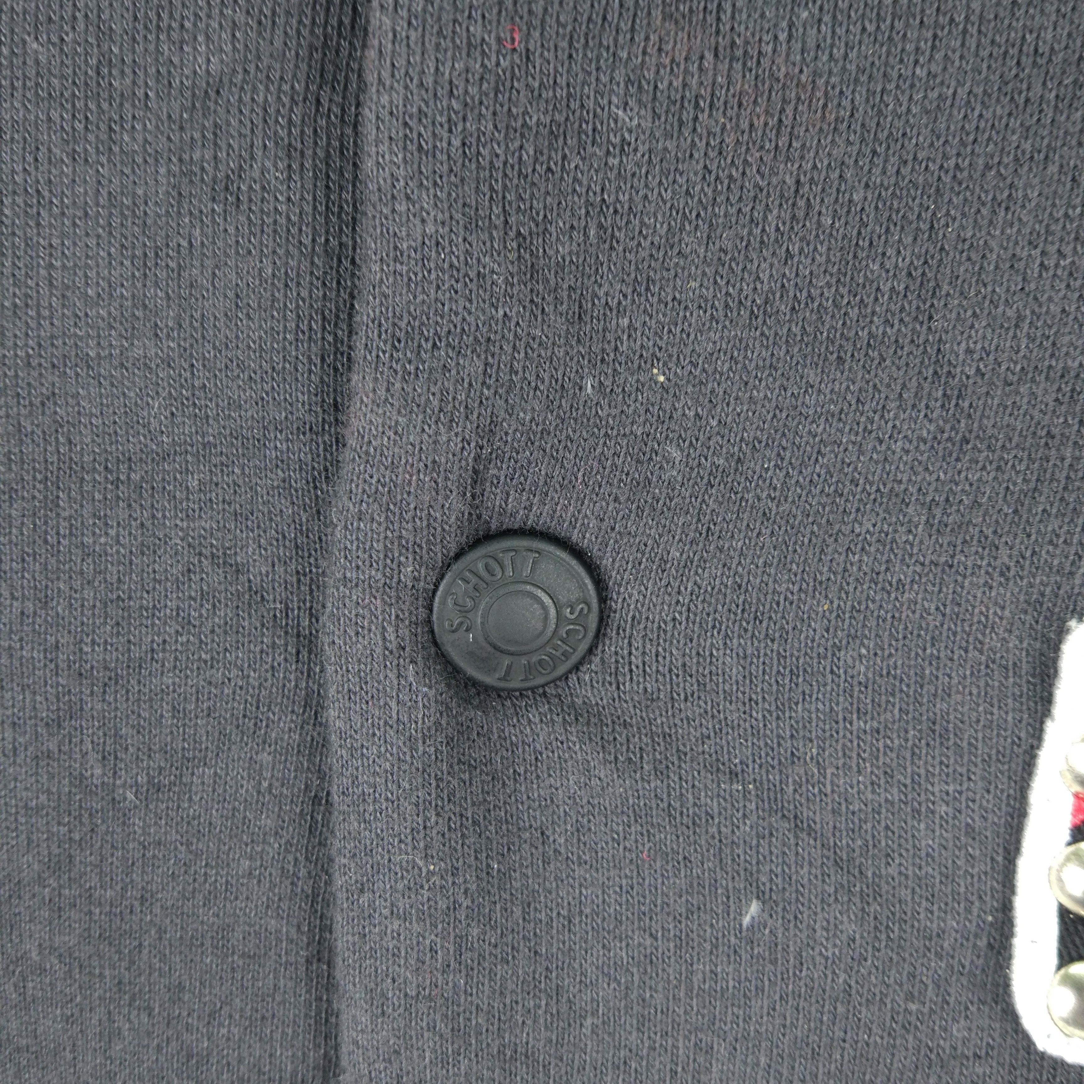 Schott Embroidery Button Down Jumper Sweatshirt - 4
