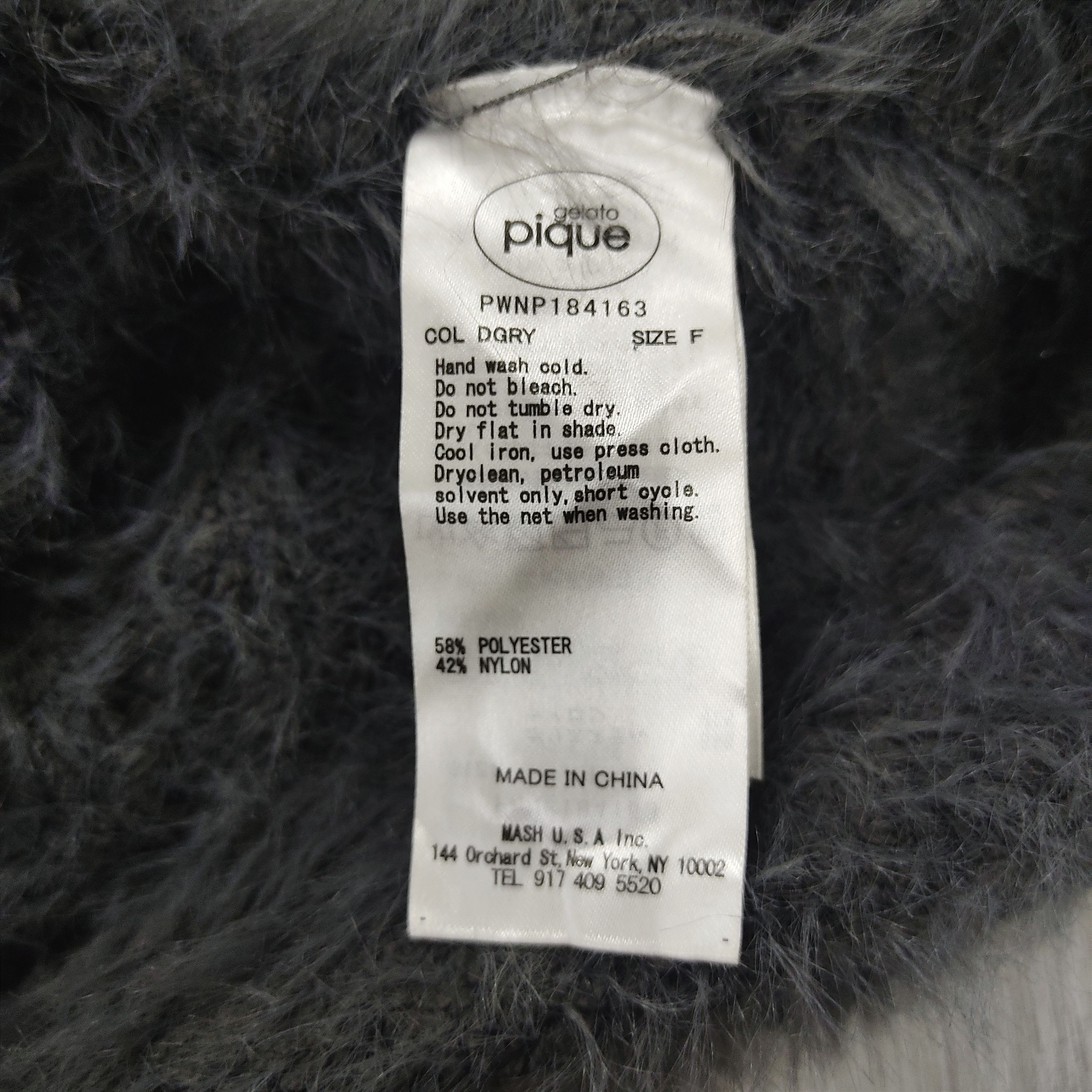Japanese Brand - GELATO PIQUE Fluffy Mohair Fur Flare Pants - 9