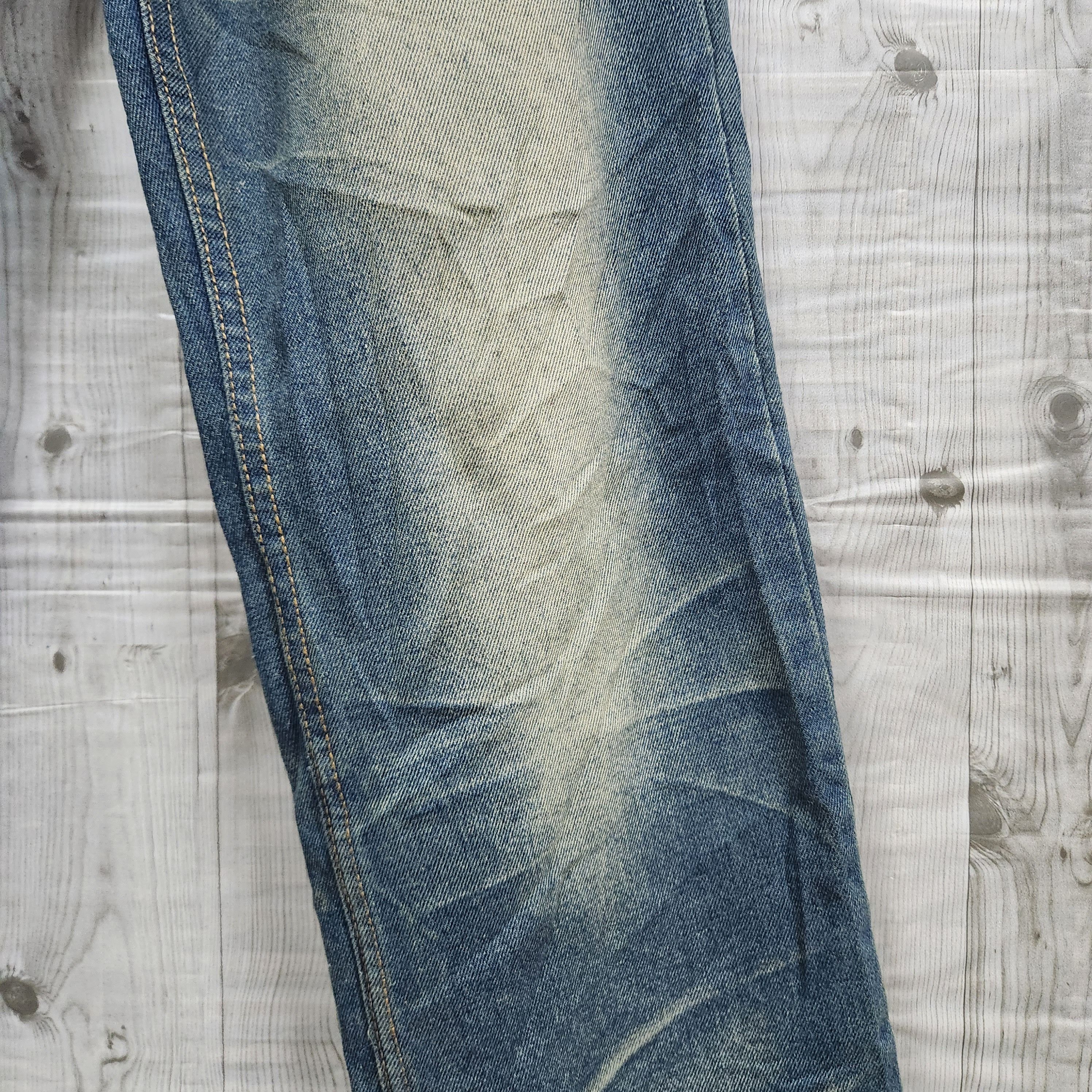 Japan Blue - Acid Wash Blue Japan Denim Straight Cut Jeans - 13