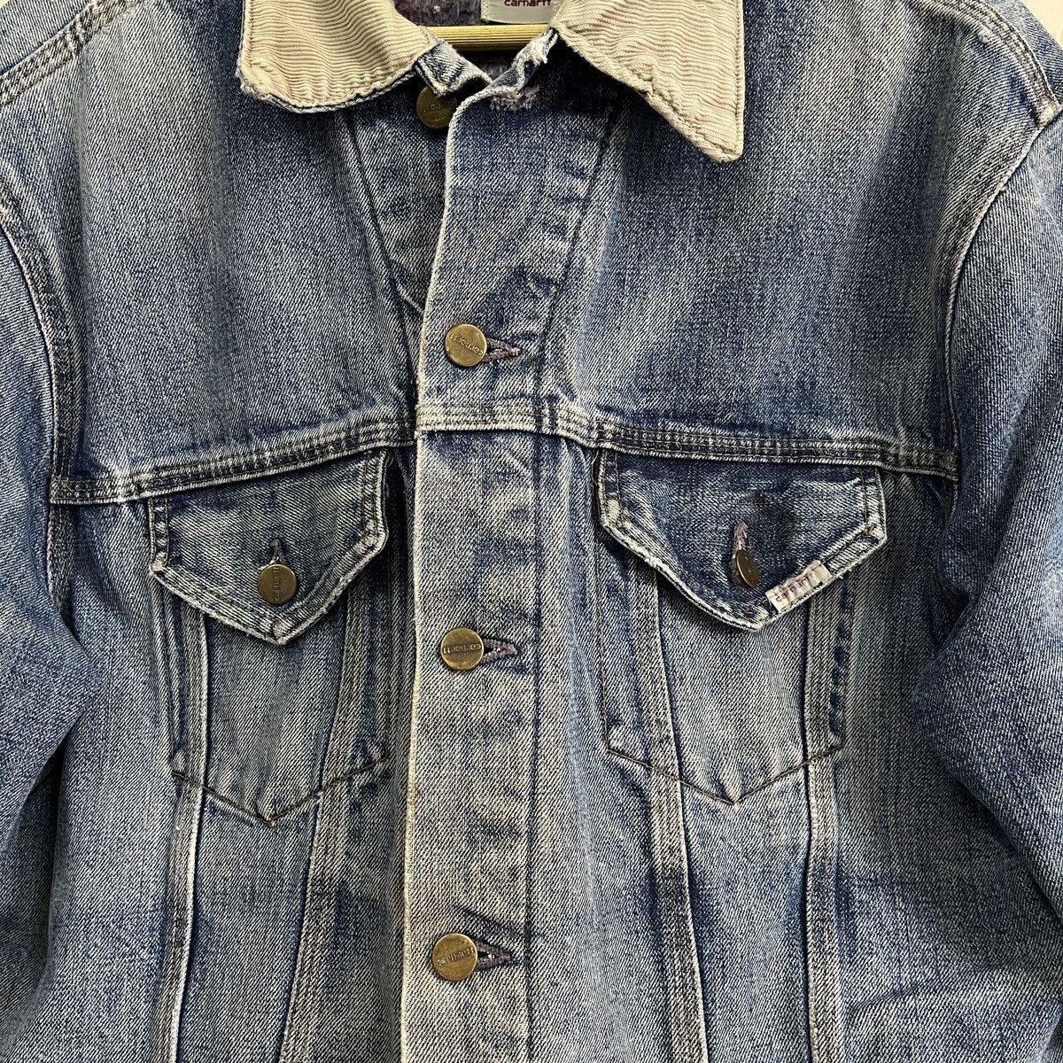 Vintage Carhartt Blanket Denim Jacket Jeans - 6