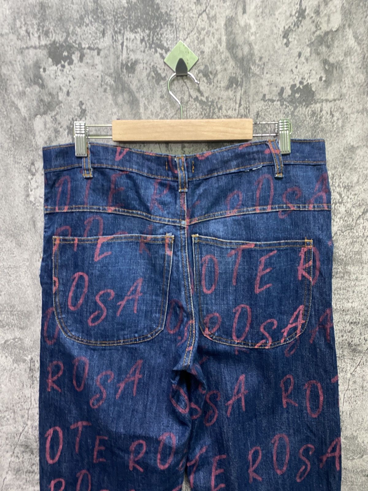 Distressed Denim - ROTE ROSA All Print Distressted Denim Jeans - 9