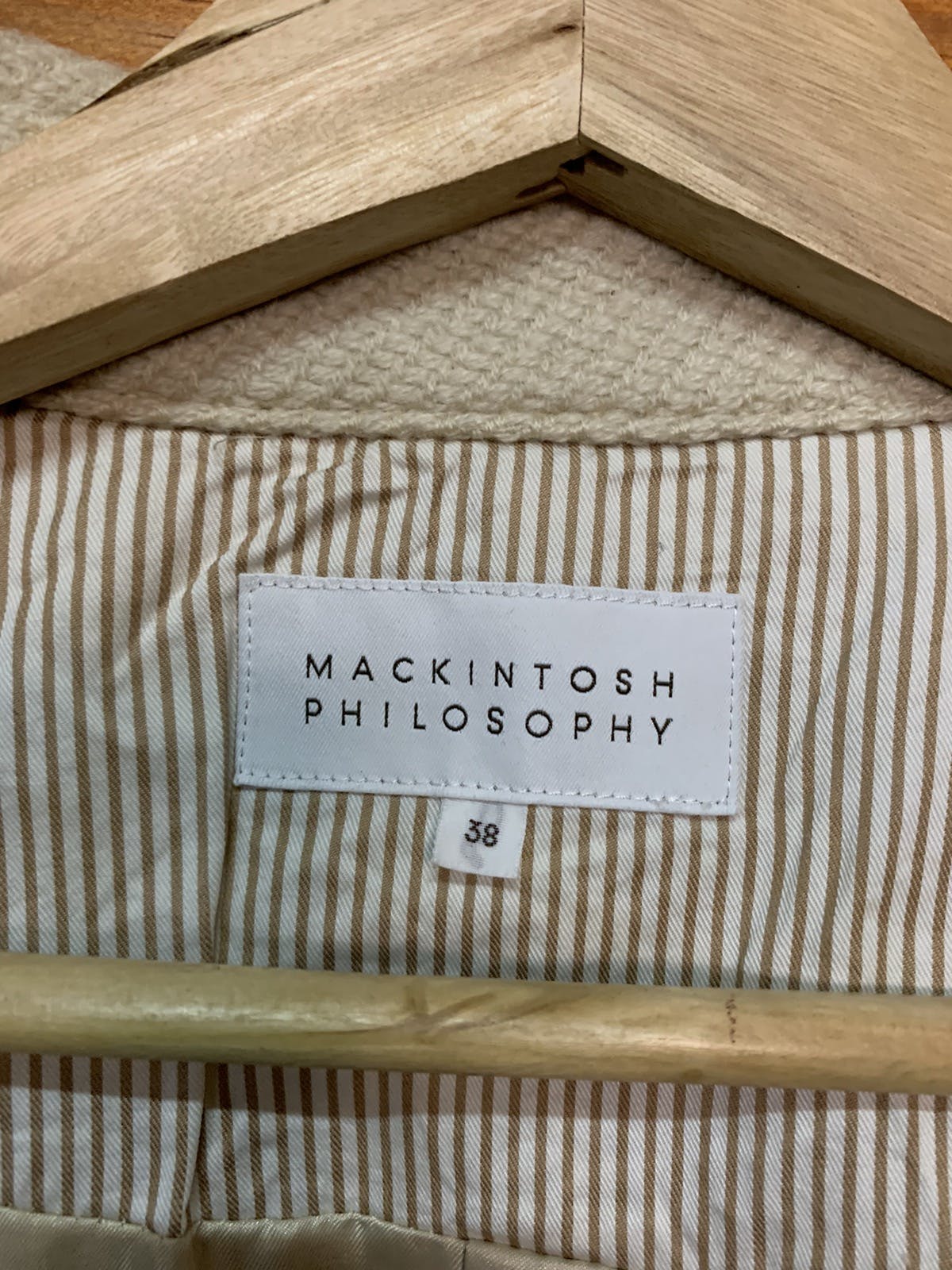 Mackintosh Philosophy Wool Trench Coat size 38 - 9