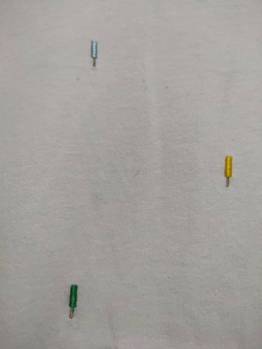 Beams Embroidered Design T - 3