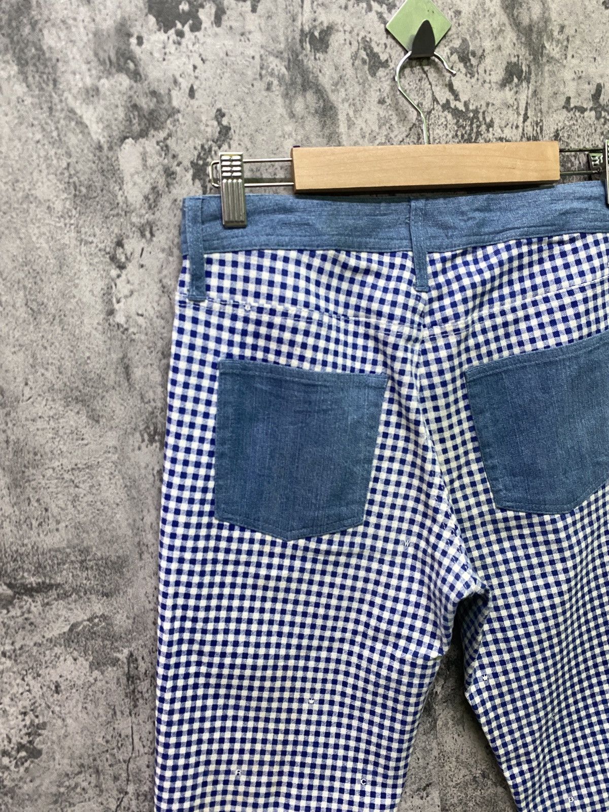 Designer - Japanese Brand RCWB Hybrid Checked Design Pants - 11