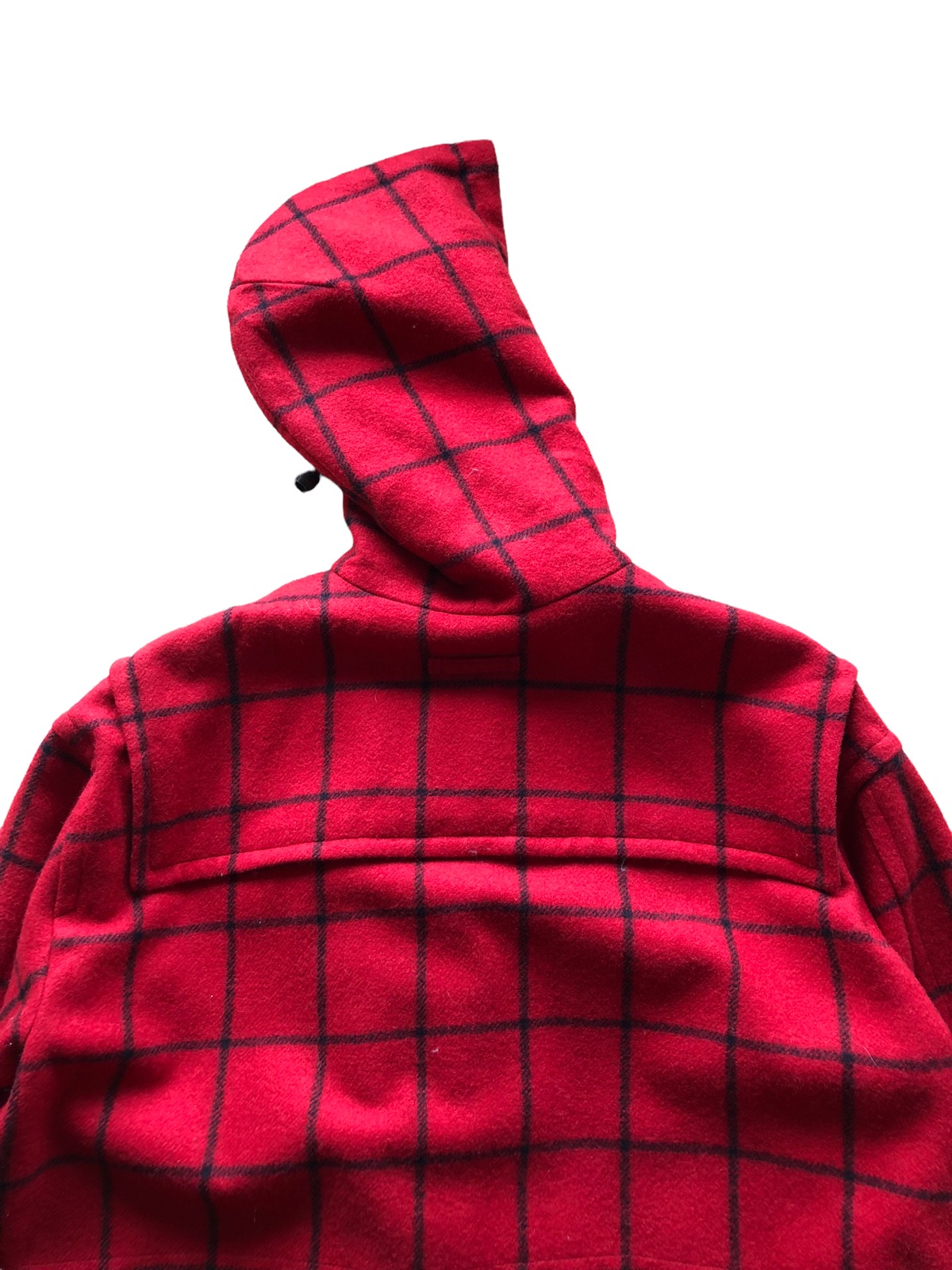 AW1997 Jean Paul Gaultier Red Tartan Wool Duffle Coat - 14