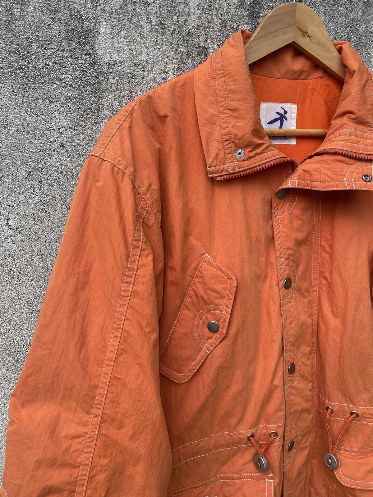 Issey Miyake - Vintage Hai Sporting Gear Parka Jacket Orange Colour - 6