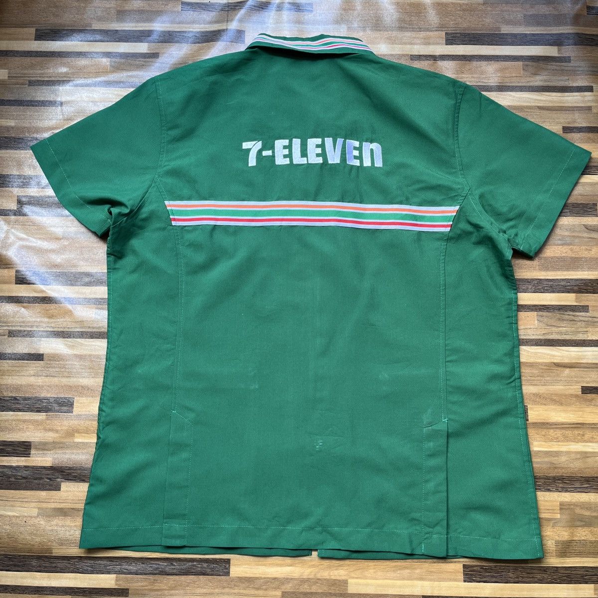 7-Eleven Uniform Japan Stores Vintage Full Zipped - 15