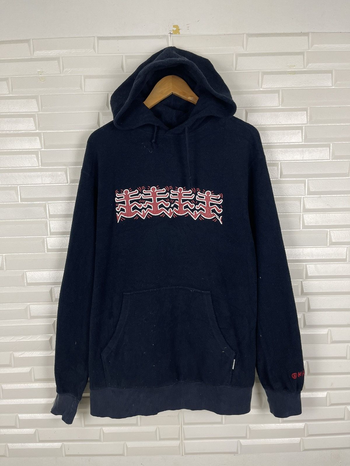 💥Vintage Pop Art Hoodie Keith Haring 90’s - 1