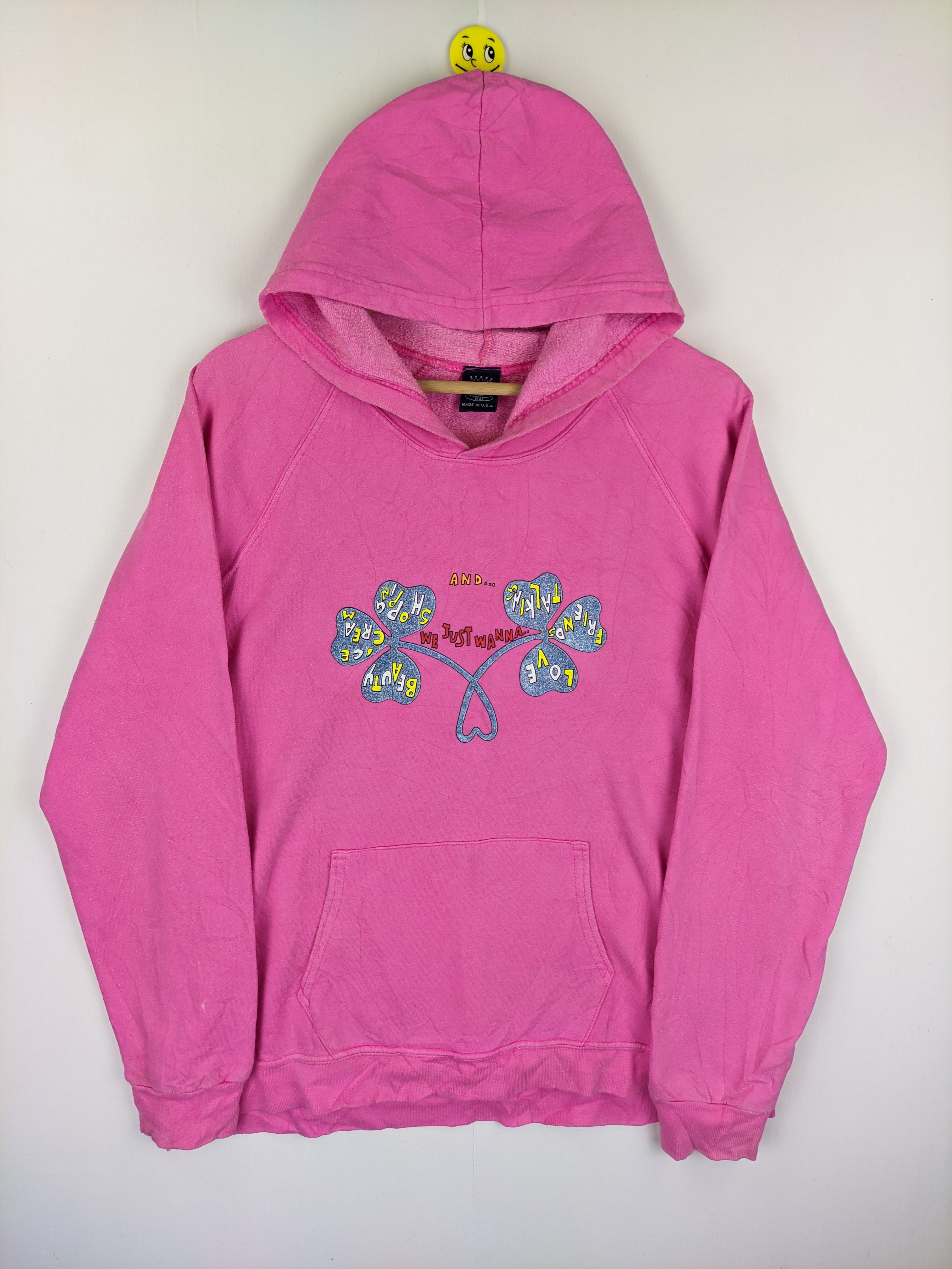 Steals🔥Vintage Hoodie Clover Shape by P5151 Pink - 7