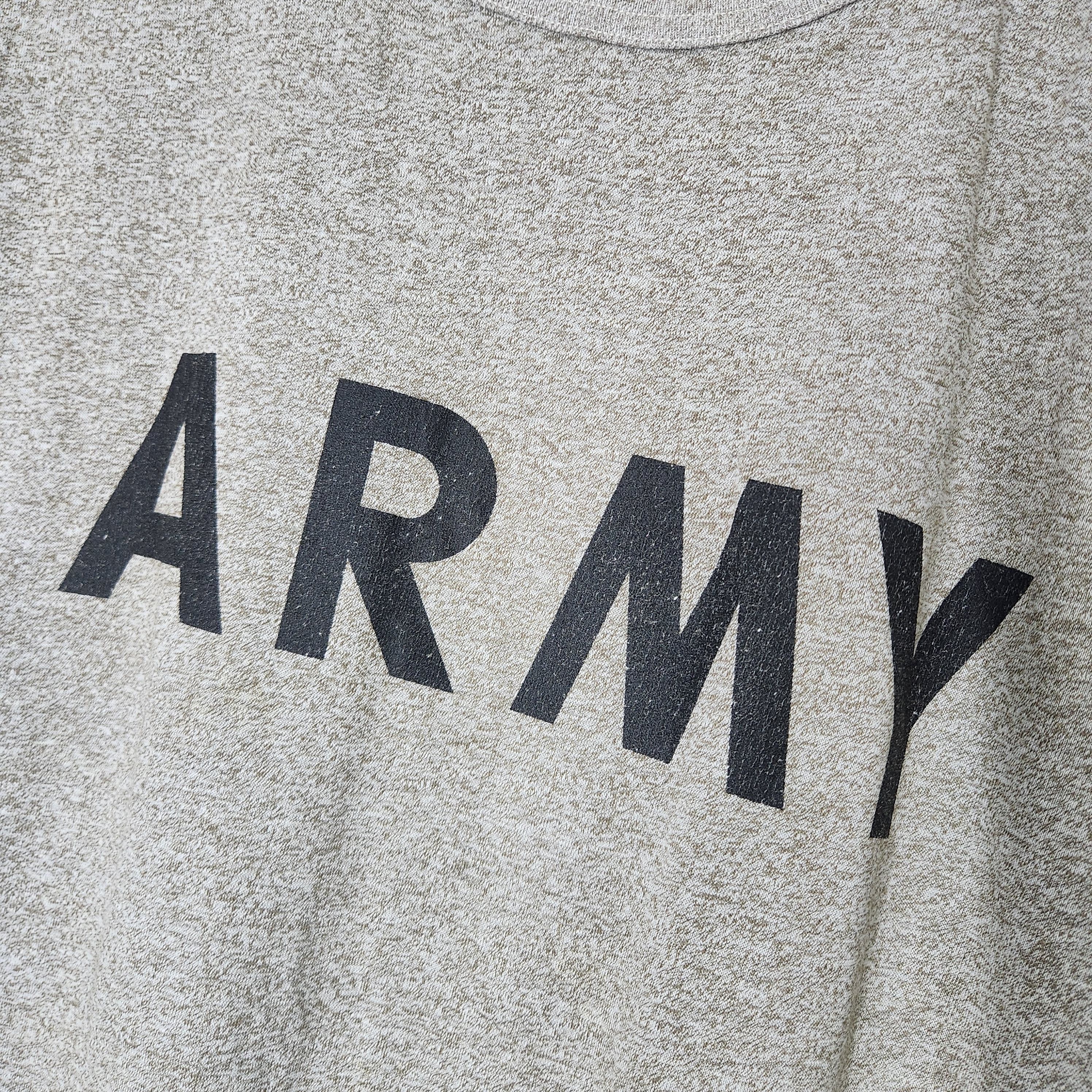 Vintage ARMY Rayon Cotton TShirt Single Stitches 1990s - 12