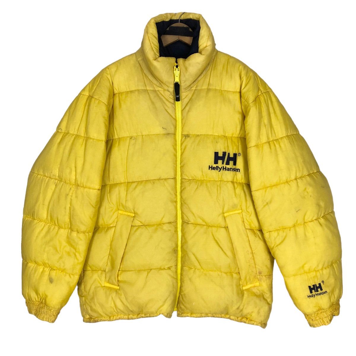 Vintage Helly Hansen Urban Reversible Down Jacket Big Logo - 4