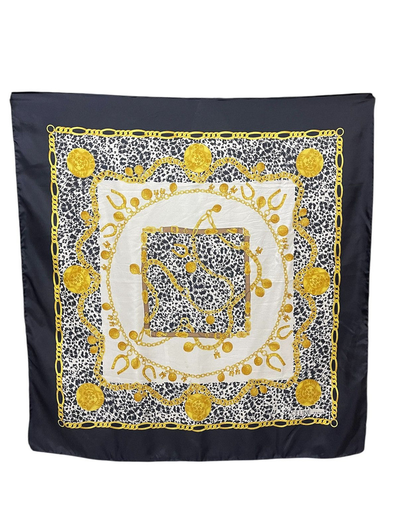 Celine Silk Scarf - 1